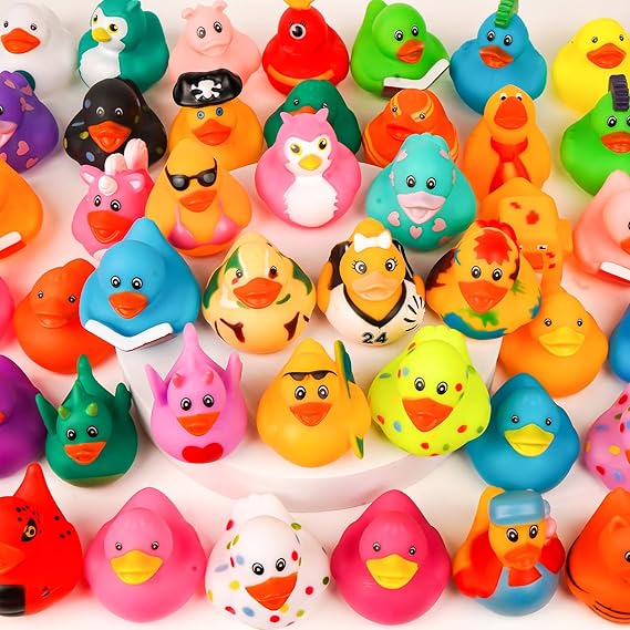 30 Pack Rubber Ducks in Bulk,BOZILY Rubber Ducks Jeep