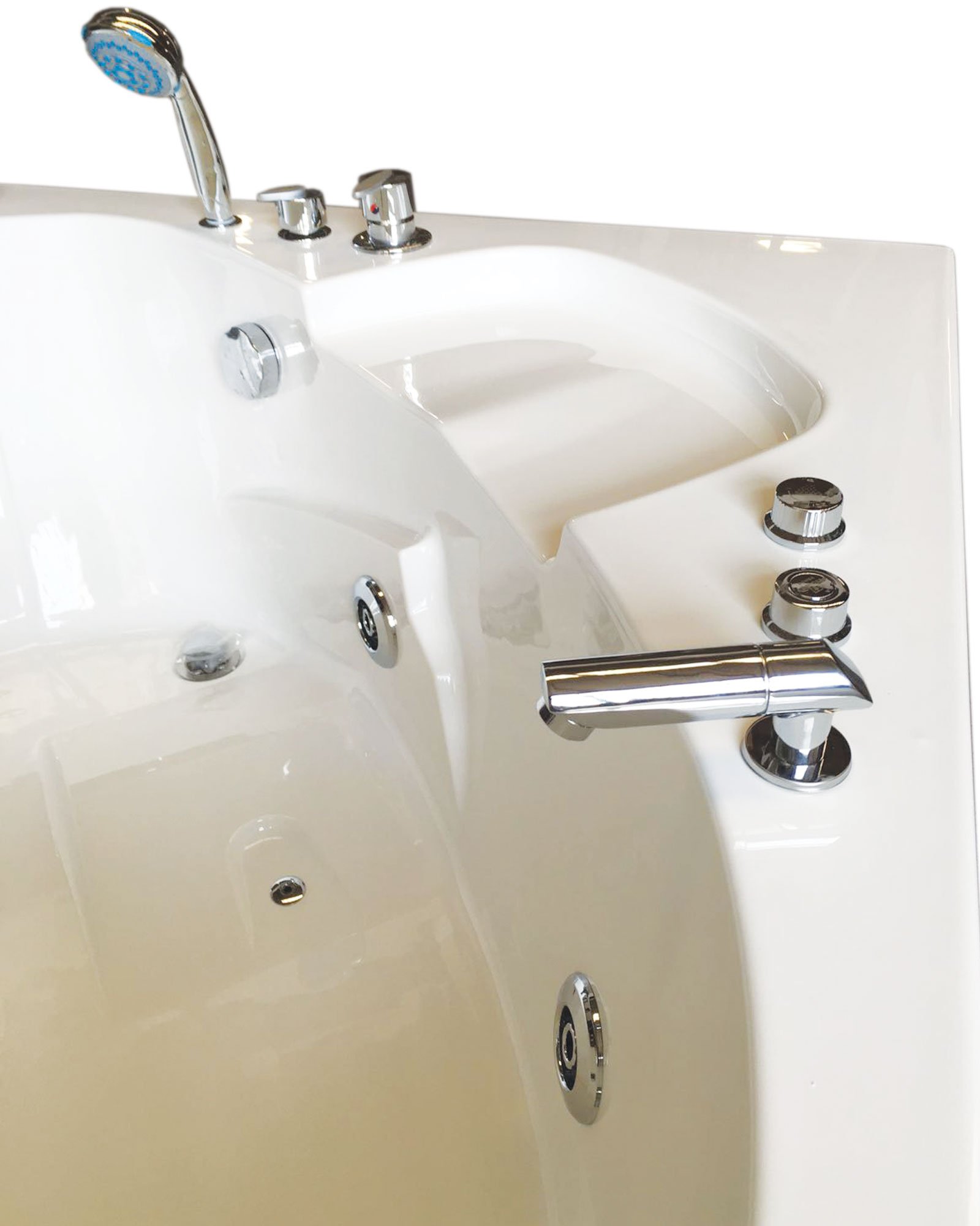 VASCA 135 x 135 cm BAGNO IDROMASSAGGIO ANGOLARE 2 PERSONE SPA Modello Dubai