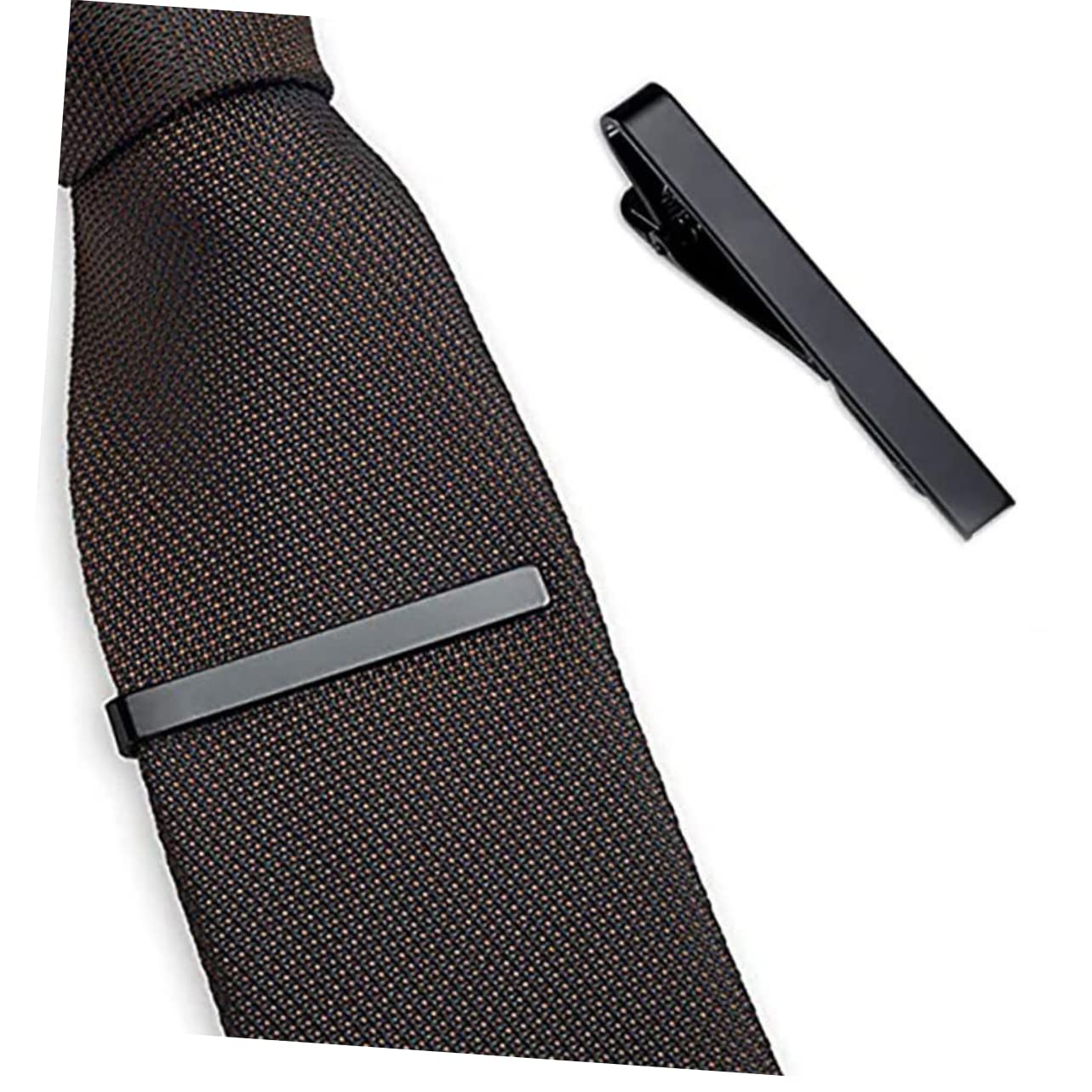 3 Pinzas para Corbata de Cobre, Clip de Corbata Regular para Hombre