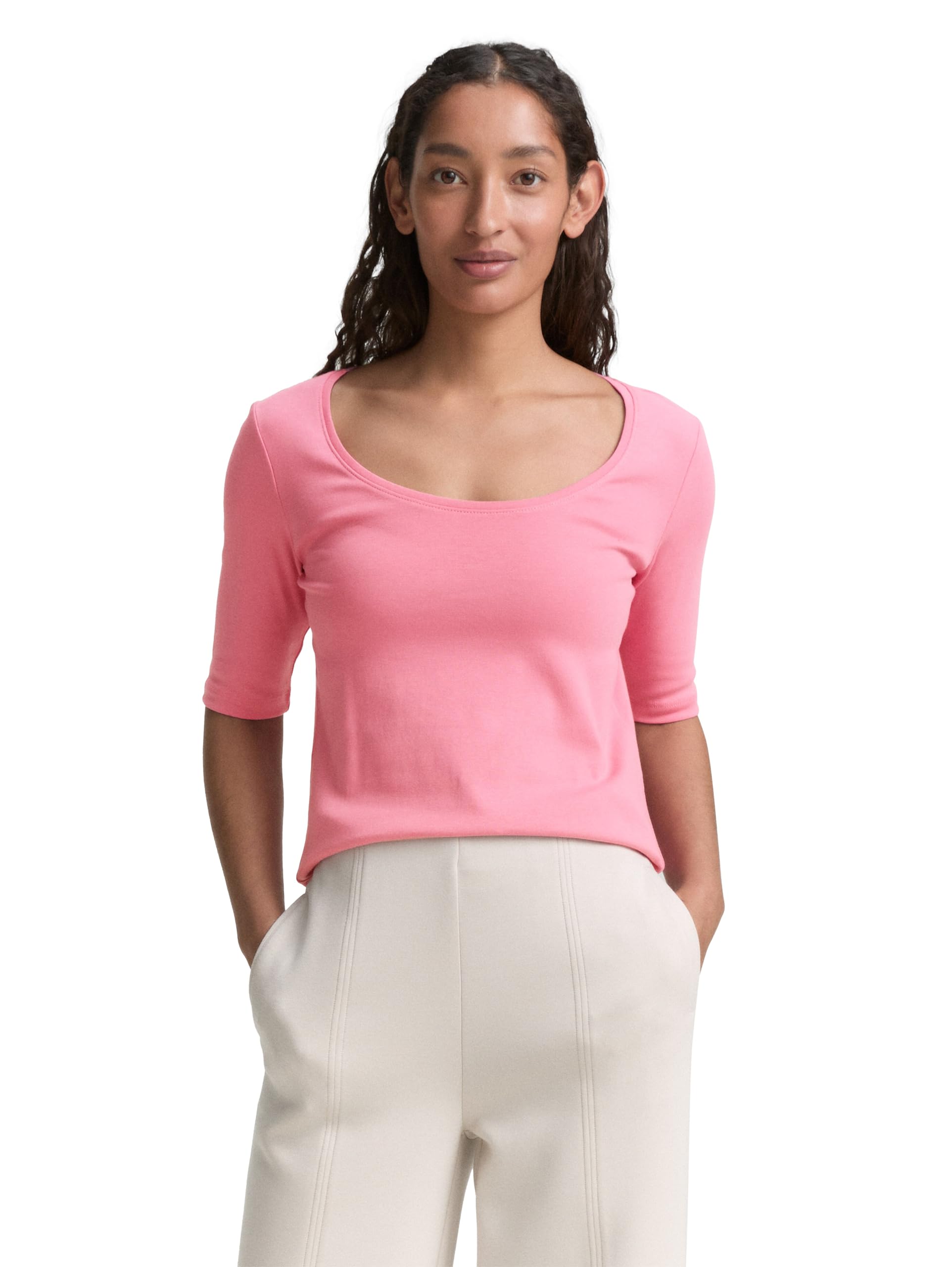 Tom Tailor Damen Basic T-Shirt