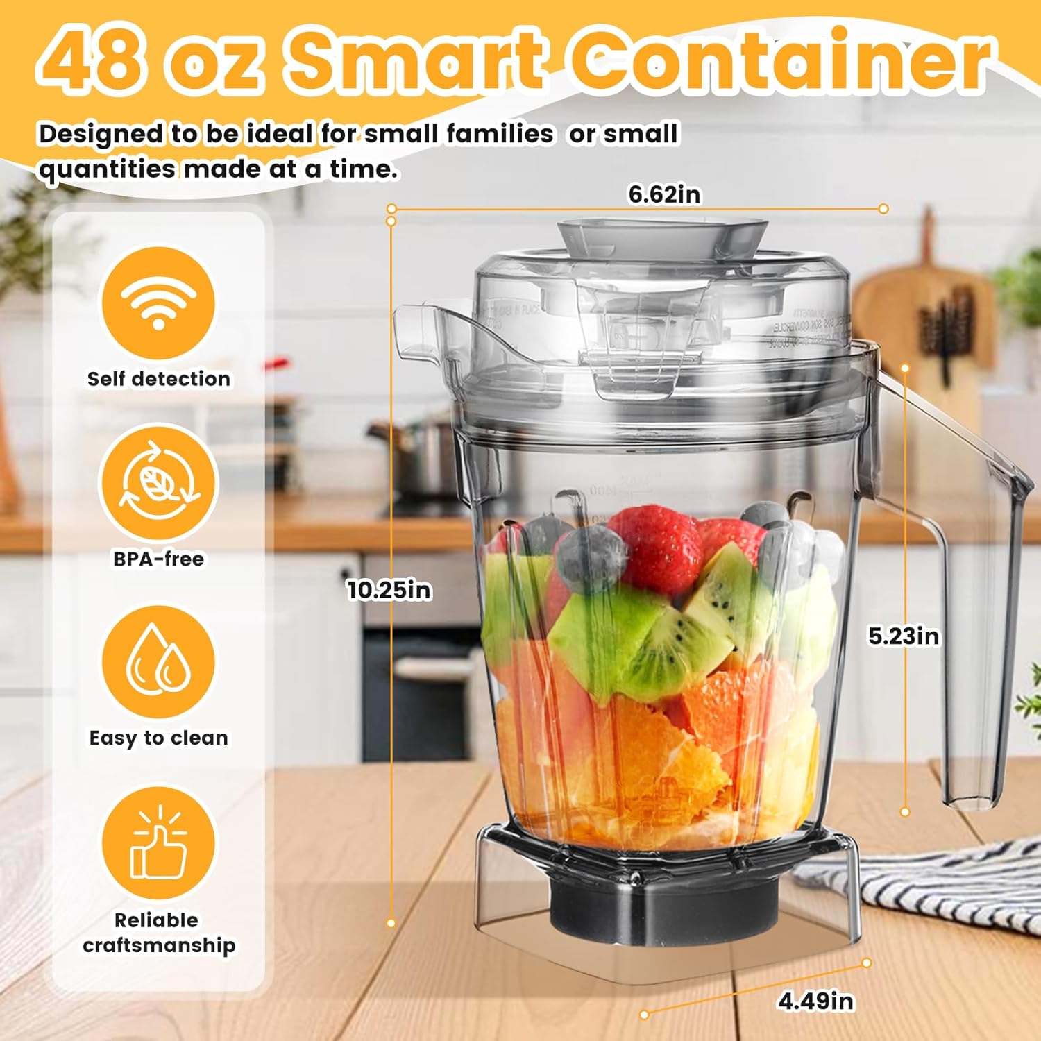 48 oz Container with Self Detect Compatible With Nigeria Ubuy