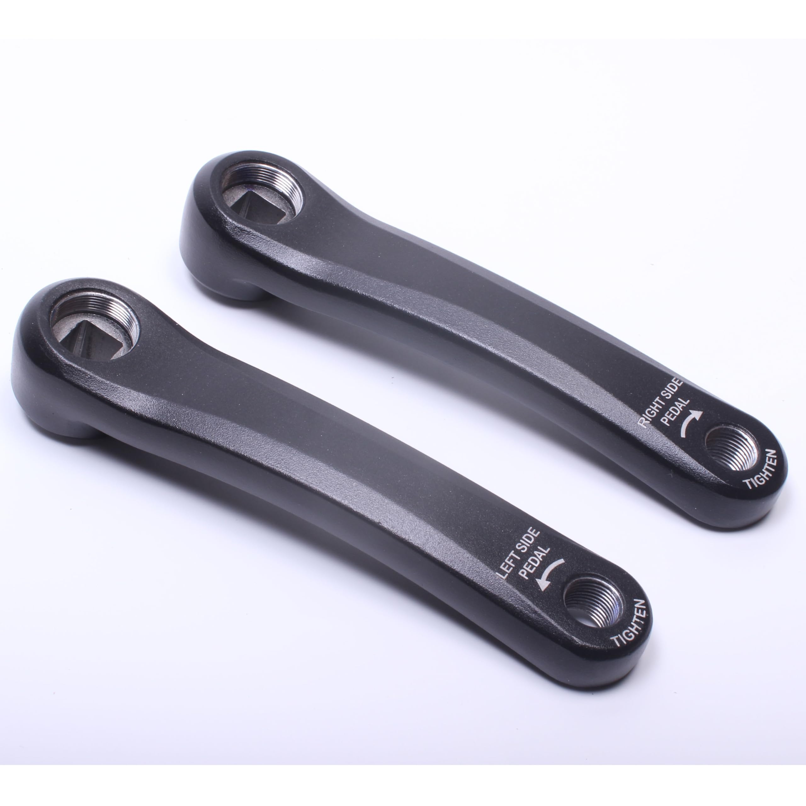 Pedivelle per bici, 89 mm/102 mm/114 mm/127 mm/140 mm/152 mm/160 mm/165 mm/170 mm/175 mm con foro quadrato per bici Ebike, motore a montaggio medio, coppia