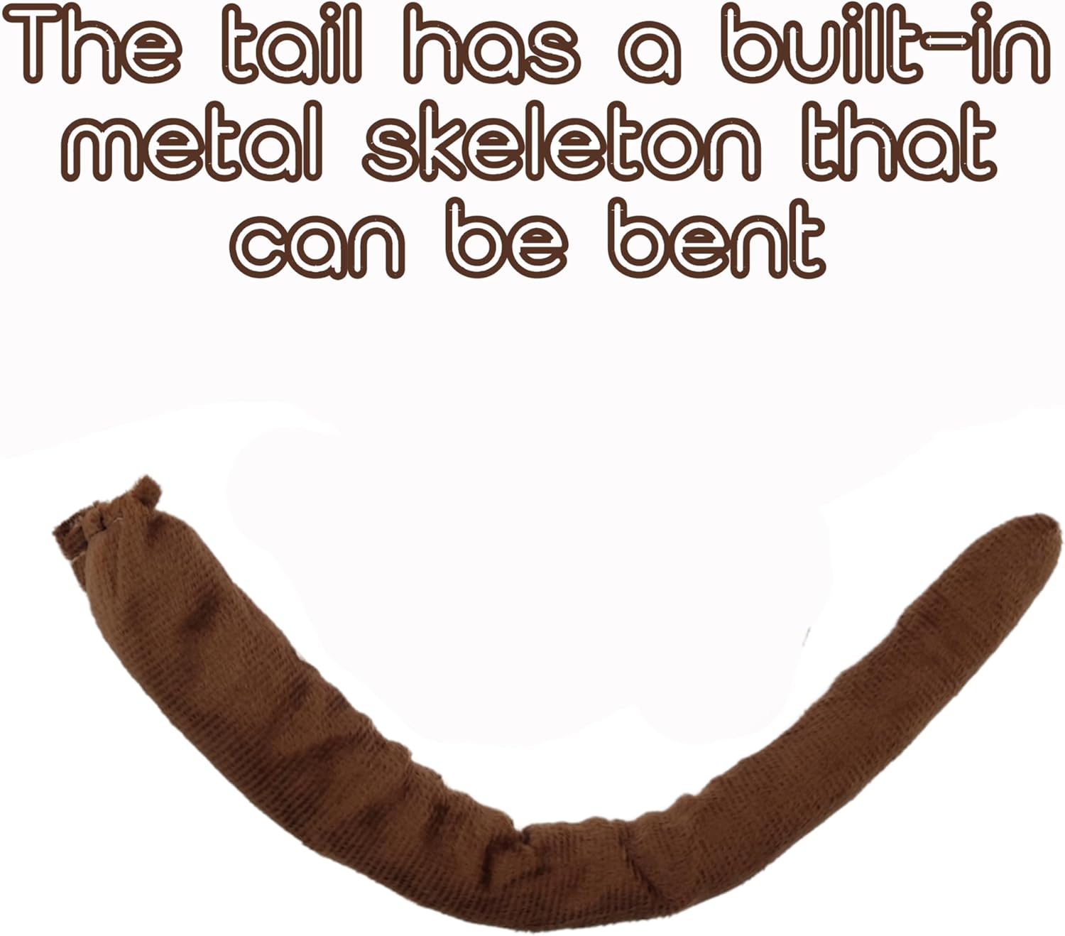 Brown Dog Ears and Tail Dog Ears Headband With Tail and Bow Tie, Puppy Ear Costume Headband Set for Halloween Festival Party Cosplay, with Bendable Design, Not a Toy, For users aged 15 and Above. - Image 8