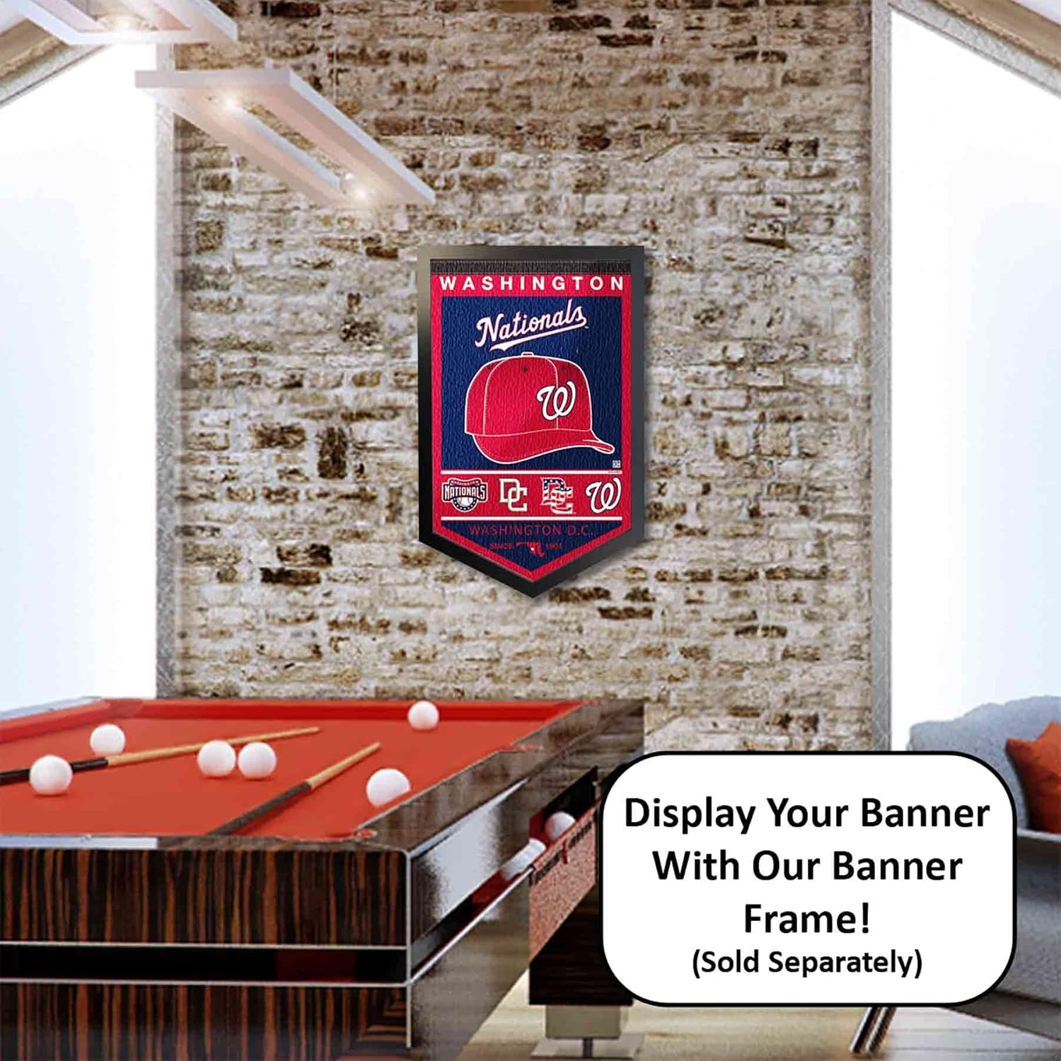 WinCraft Washington Nationals Heritage History Banner Pennant - Image 5