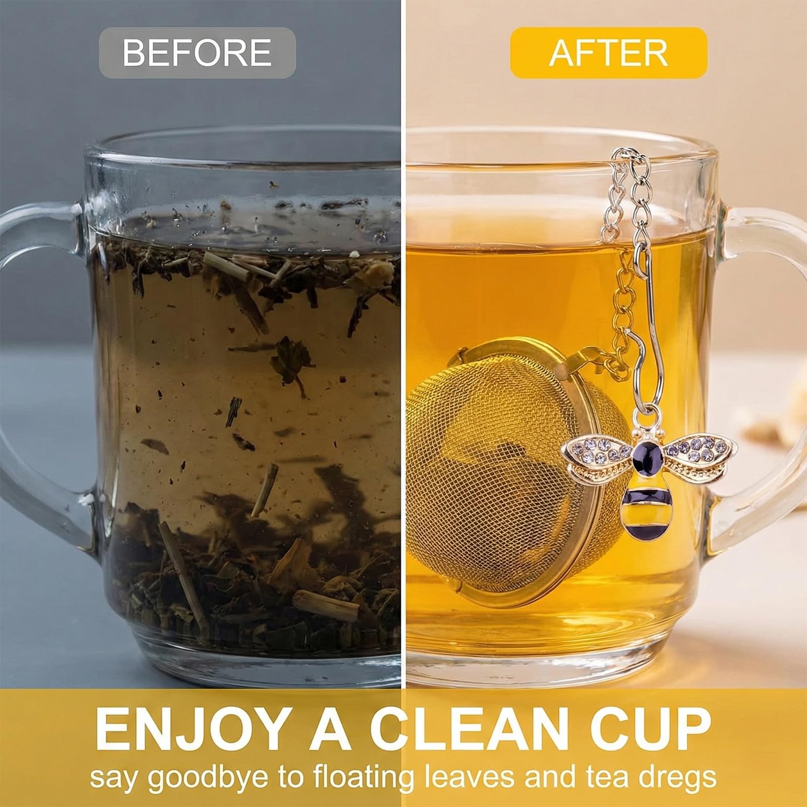2 Unidades Infusor de Bola de Té, Accesorio Reutilizable