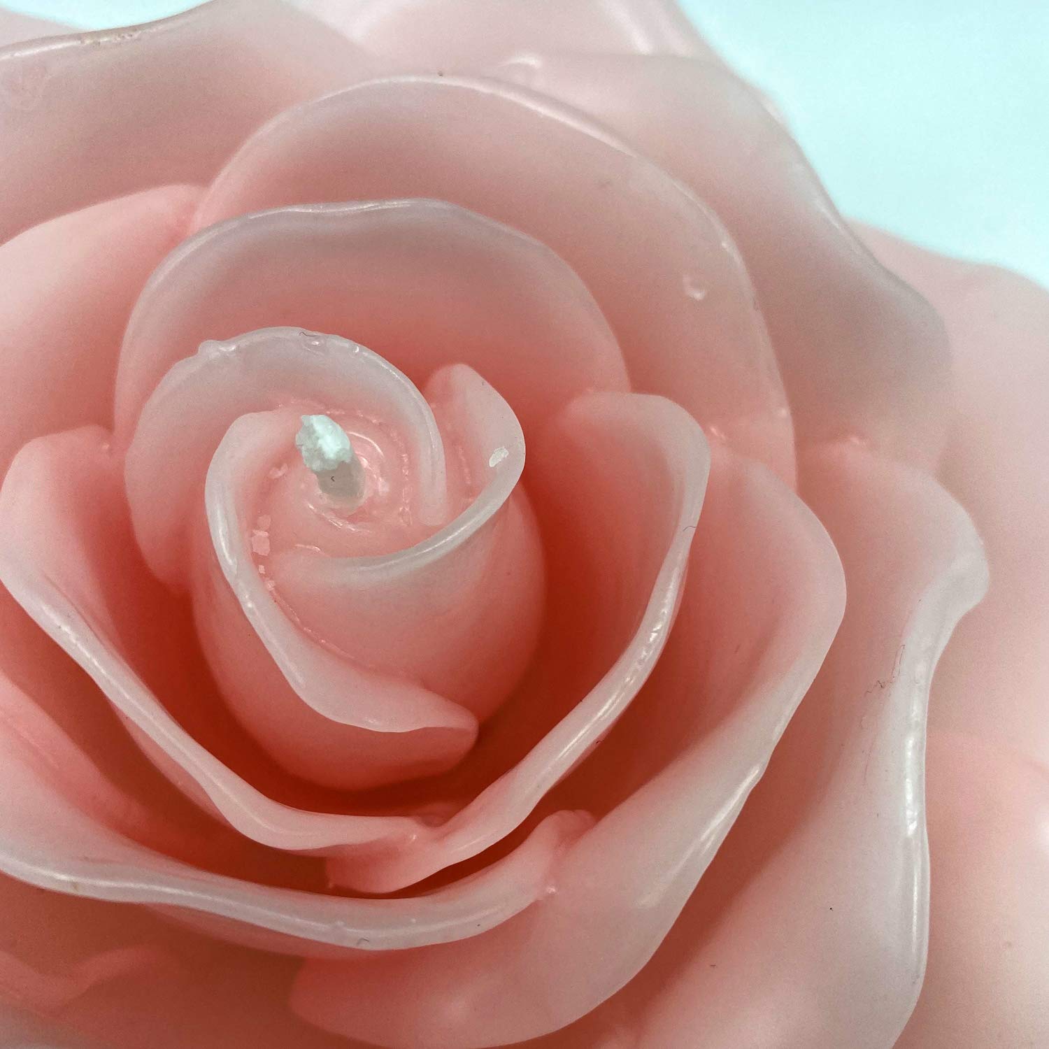 Candela A Forma Di Rosa - Decorativa, Colore Rosso, Fatto A Mano, In Confezione Regalo Nera - Foto 5