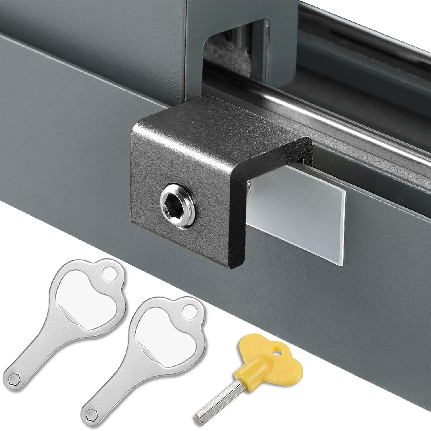 4 Set Window Locks, Sliding Windows Security Locks for Vertical