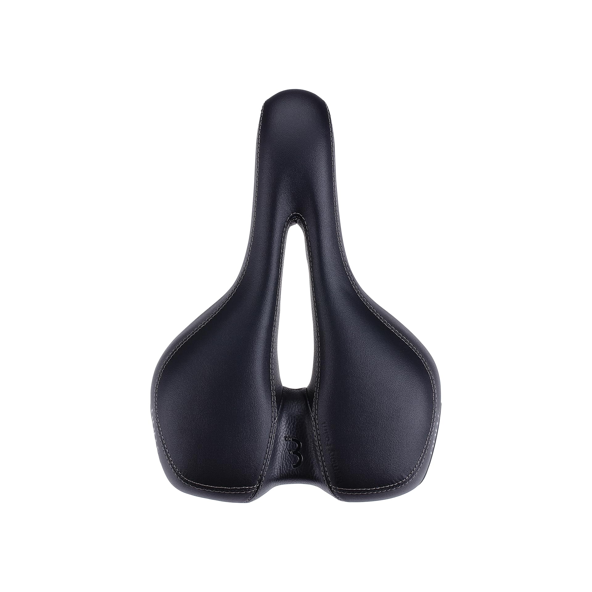 BBB Selle de vélo Active SoftShape I BSD-122 - Unisexe - Design Sportif - avec découpe - Noir