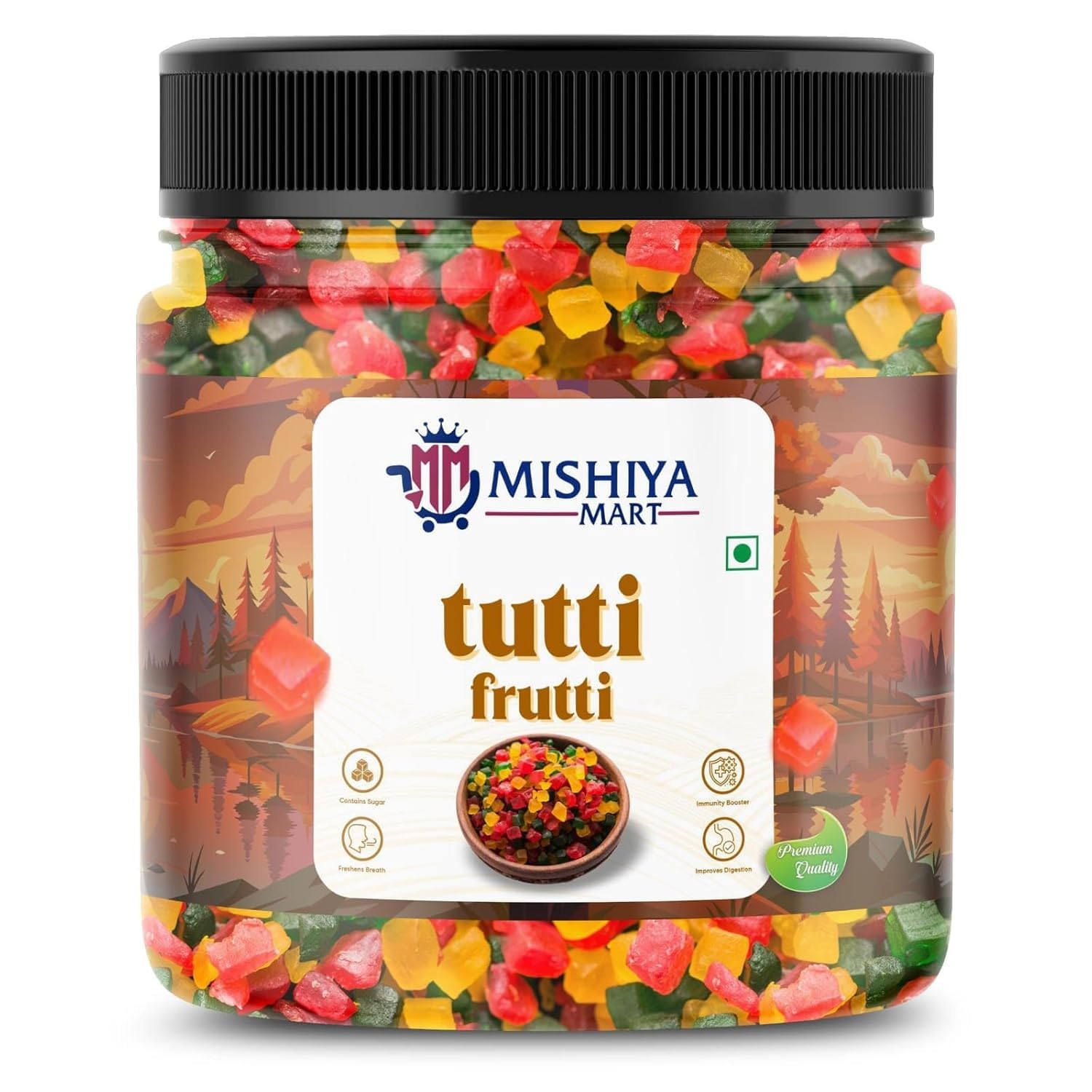MISHIYA MART Mix Tutti Frutti Cherries Fresh Fruits Tuti Fruti | Tutti Fruity for Cake Decoration-image-34