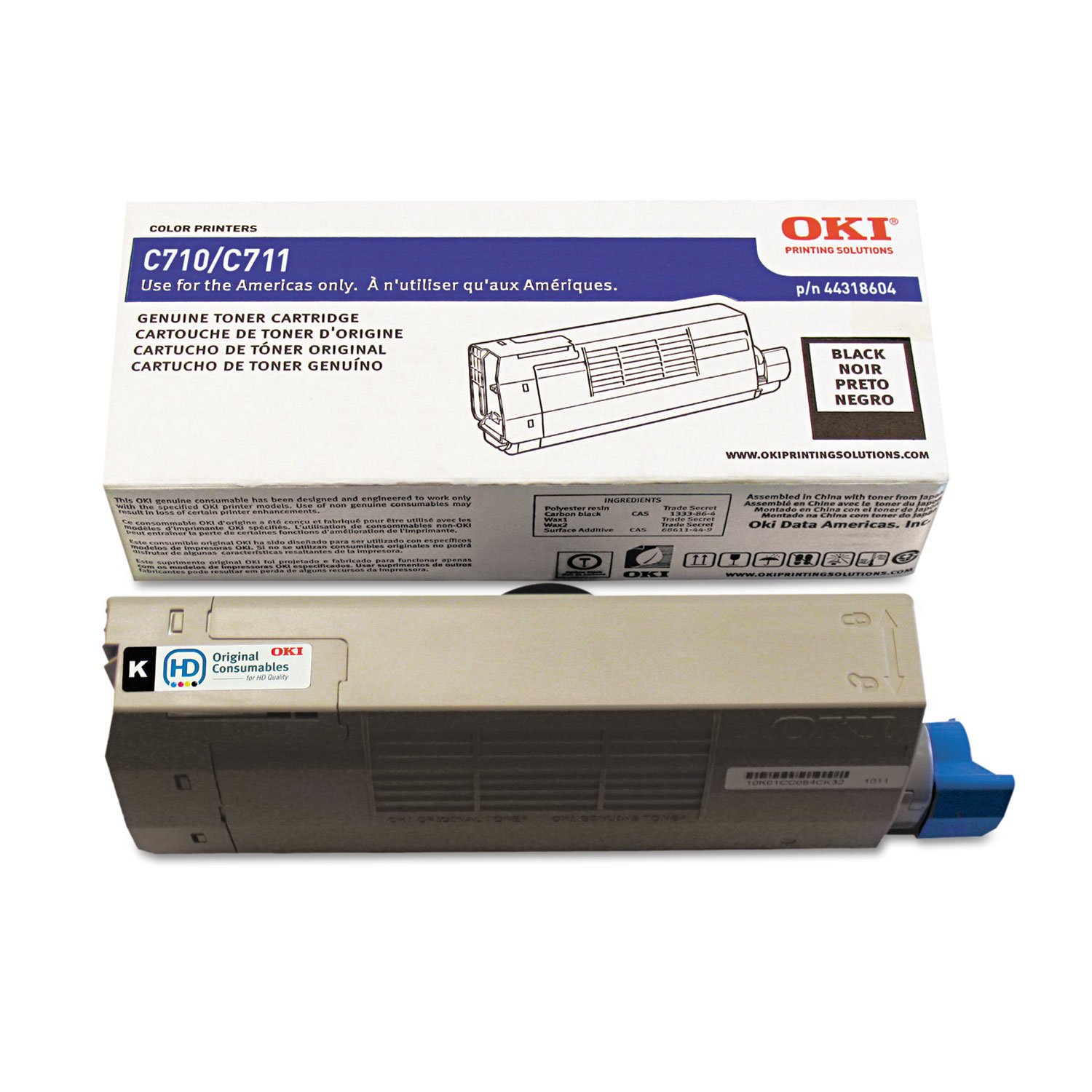 ＯＫＩ Amazon.com: Oki Data 44318604 C711 Toner Cartridge (Black