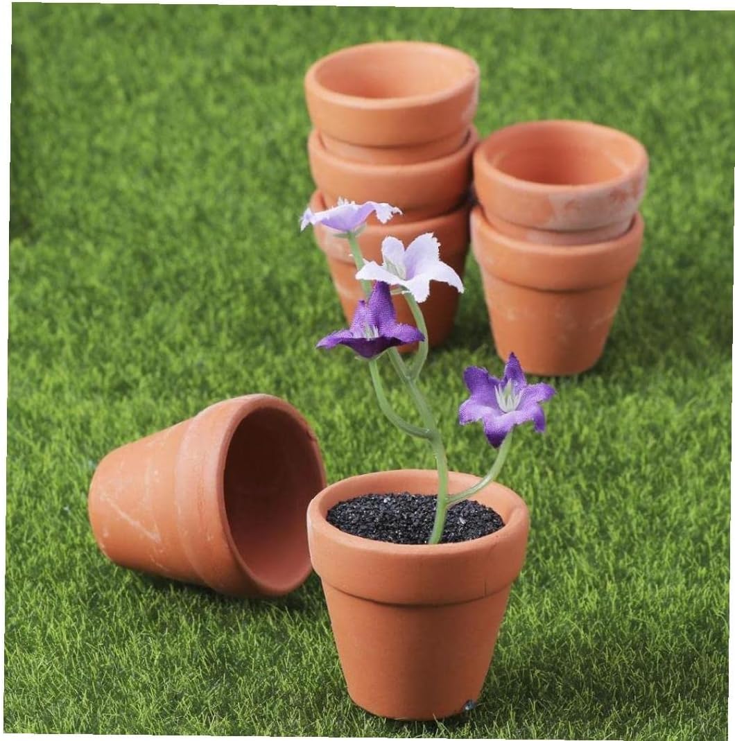 ファッションの 10ピース 小型 ミニ テラコッタ 植木鉢 粘土 セラミック 陶器 プランター サボテン 花 保育園 鍋 植物 工芸品 結婚式 賛成 Sparrow Rs