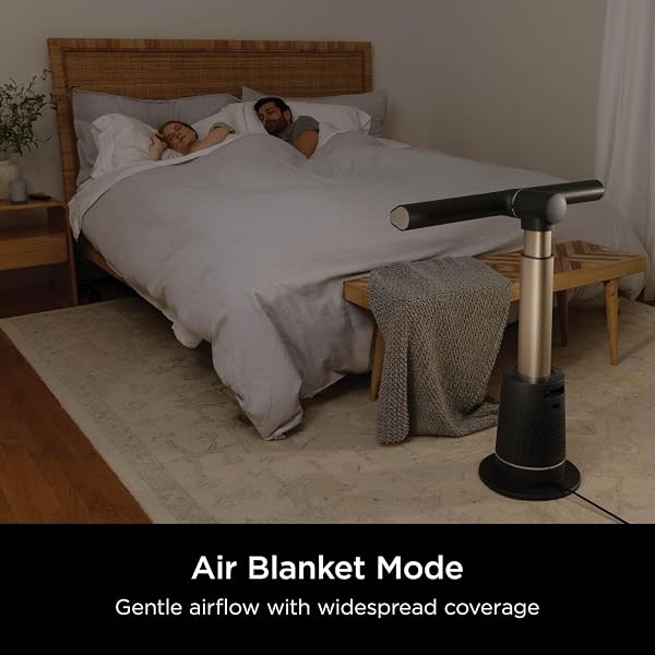 Shark TurboBlade Bladeless Tower Fan, High-Speed Multi-Directional, Projects Air up to 20 Metres, Quiet Power, 10 Speeds, Pivot, 180° Oscillation, Remote Control, Timer, Charcoal TF200SUK - 4