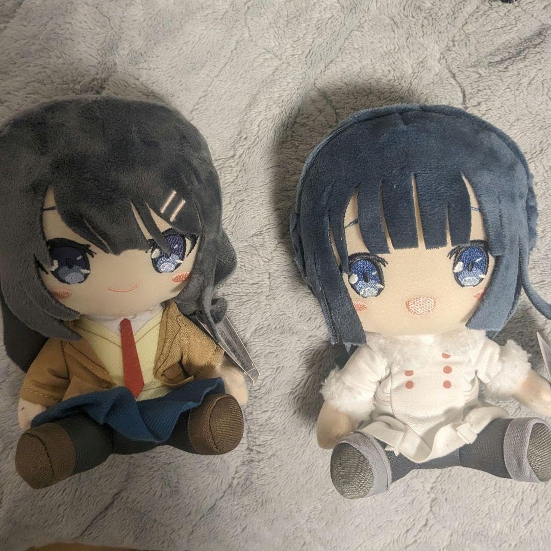 青春ブタ野郎 桜島麻衣 牧之原翔子 ぬいぐるみ セット 青春ブタ野郎」シリーズ - 桜島麻衣＆牧之原翔子 ちょこんと