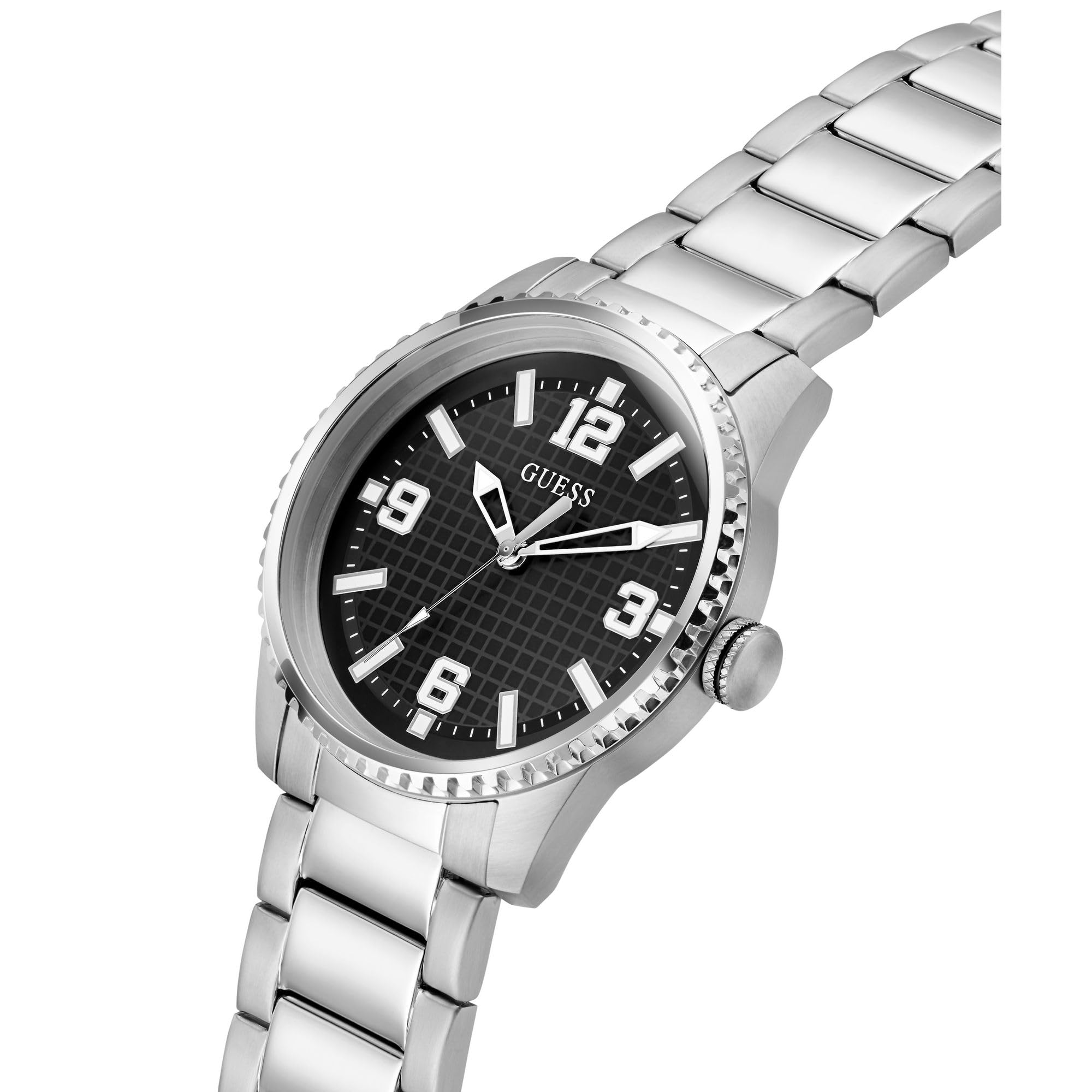 Guess Orologio Analogico al Quarzo Uomo con Cinturino in Acciaio Inossidabile GW0889G1