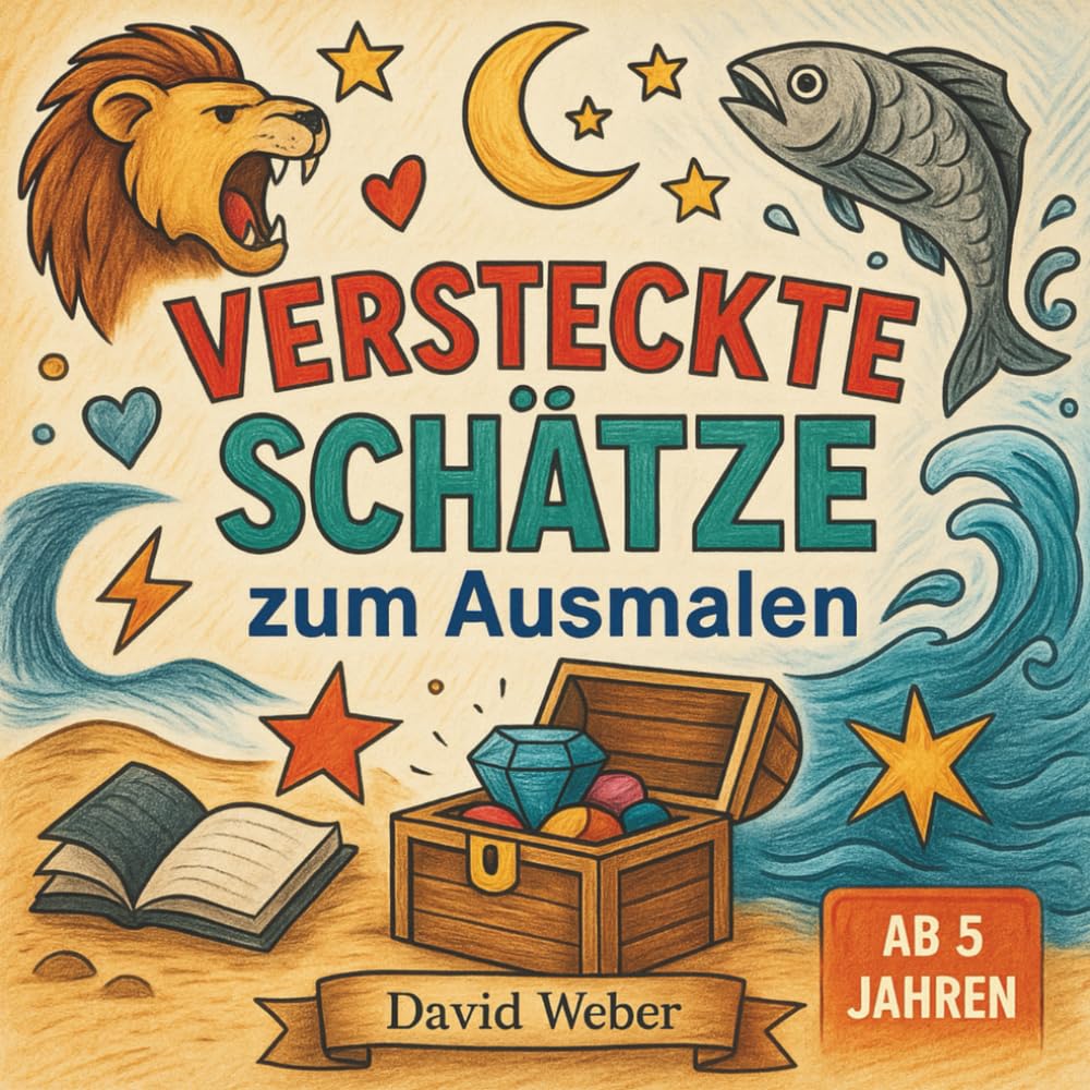 Versteckte Schätze zum Ausmalen