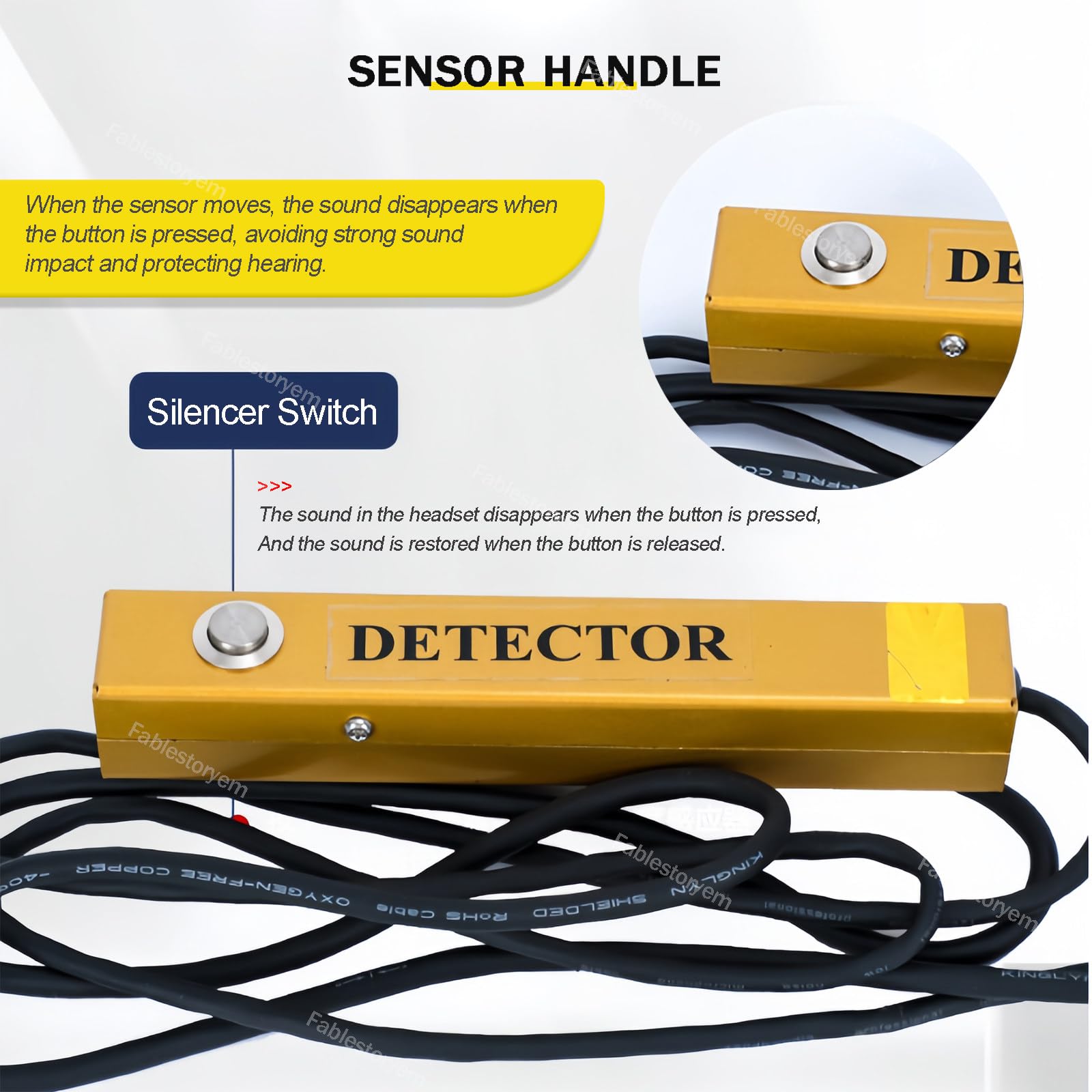 Kit detector de fugas de agua, sensor de fugas subterráneo, geófono para piscina y uso doméstico, 4 modos de frecuencia, monitor de fugas de tubería de agua