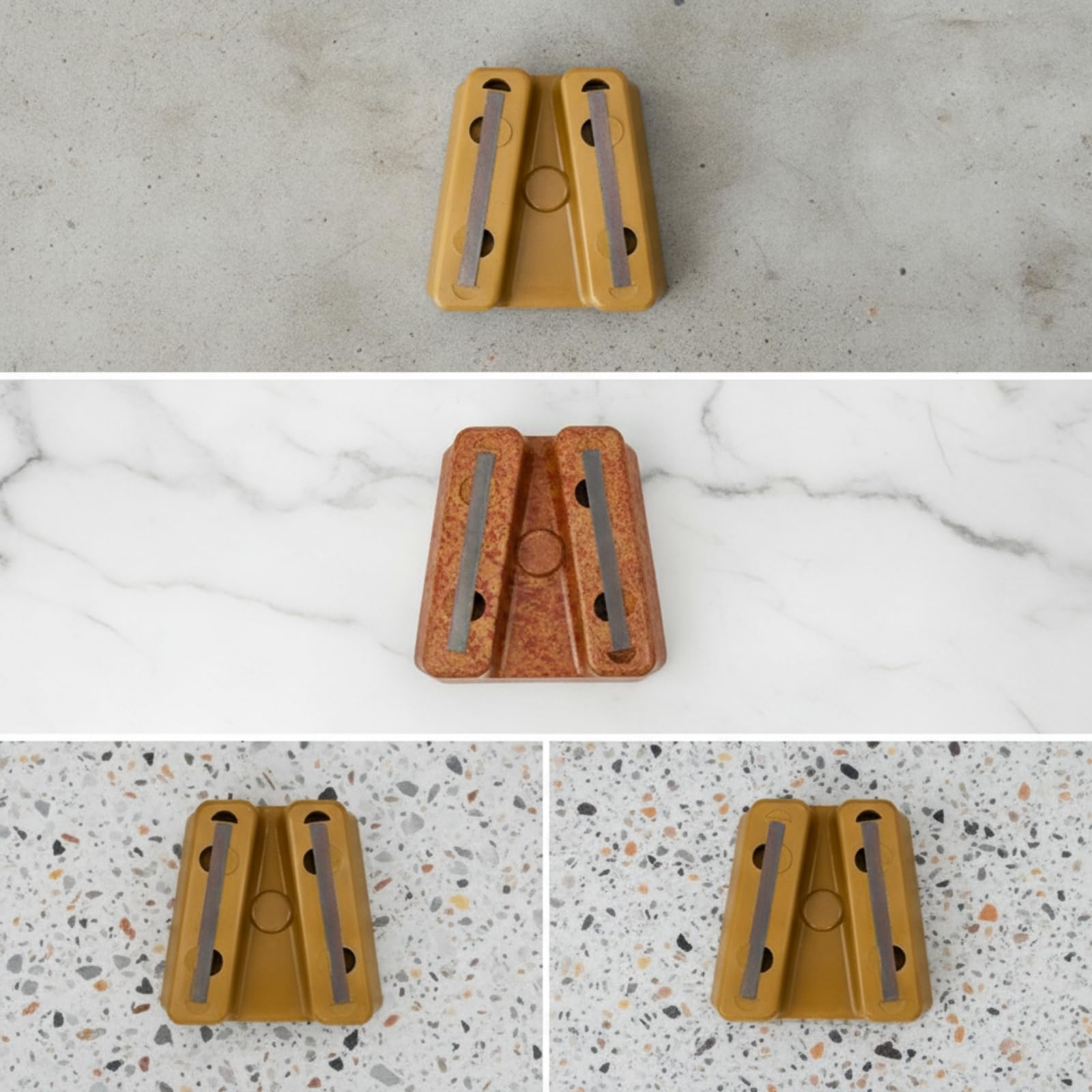 Bloque sbaste Diamante en Forma Forma Arqueada Bloque Diamante con Abrasivas Metálicas Reutilizable, 60 Grano