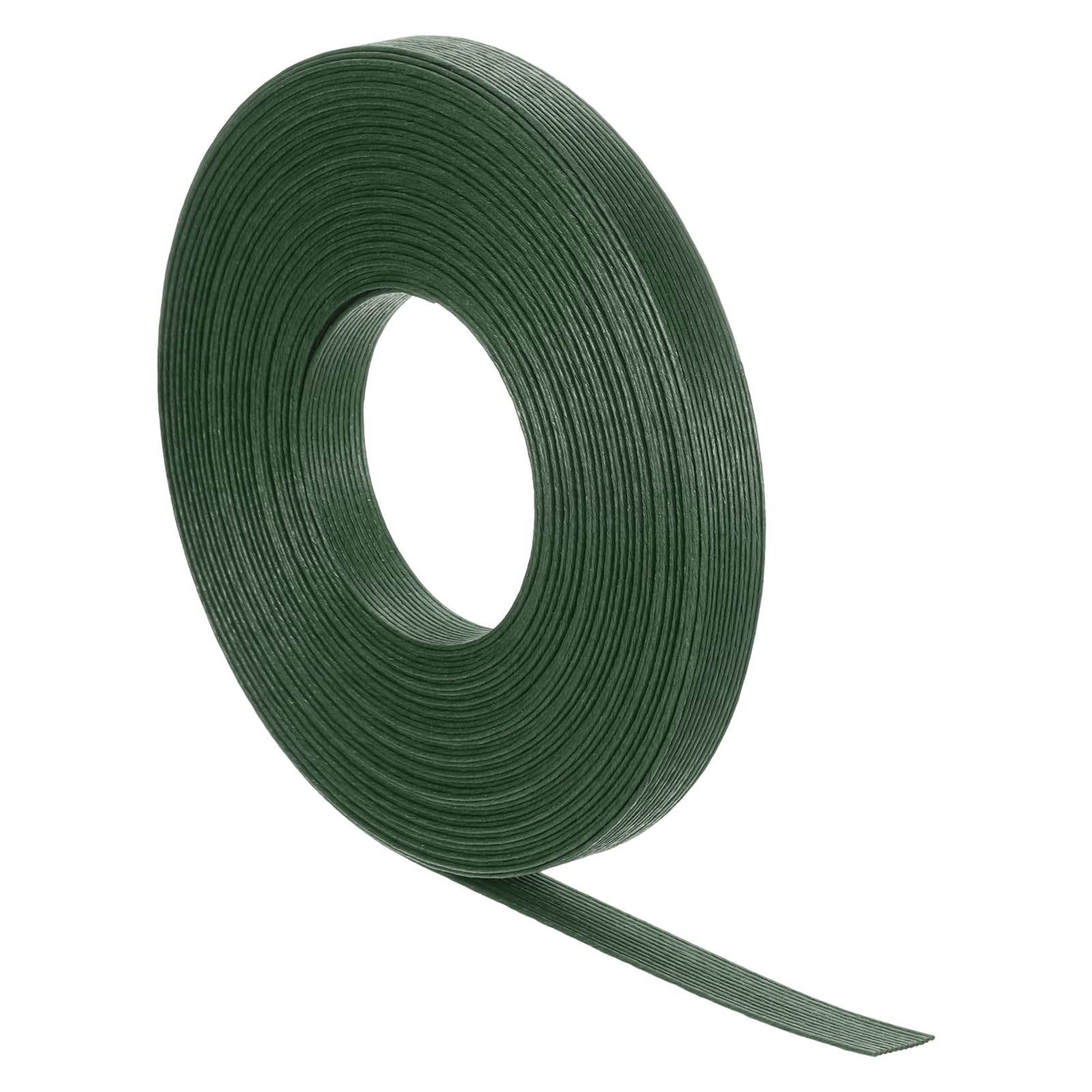 PATIKIL 16.4 Yards x 0.6" Paper Rattan Weaving Cane, 12-Ply Paper Rattan Weave Basket Weaving Supplies for DIY Home Kitchen Decoration Basket Crafts, Dark Green