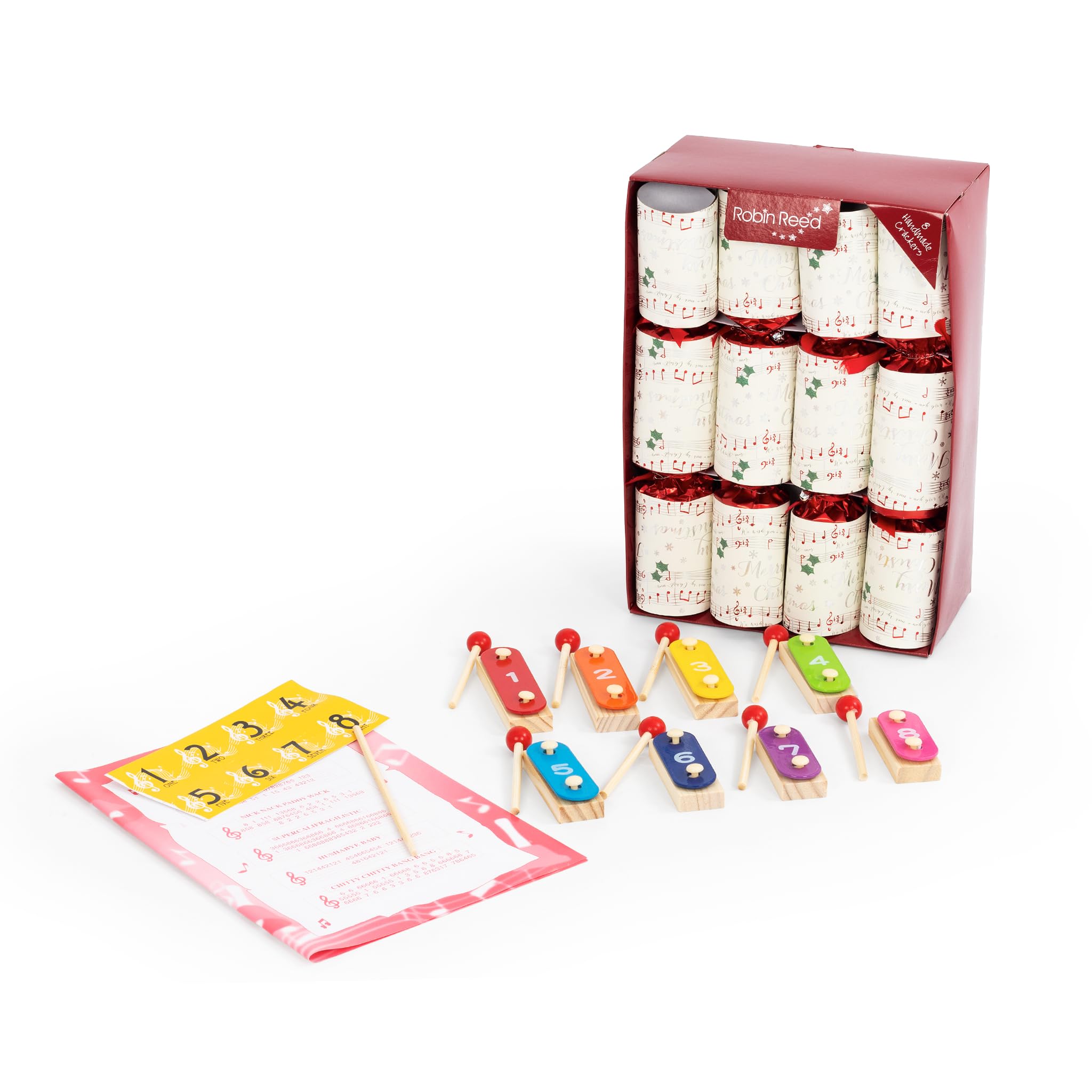 Robin Reed Christmas Crackers with Chime Bars