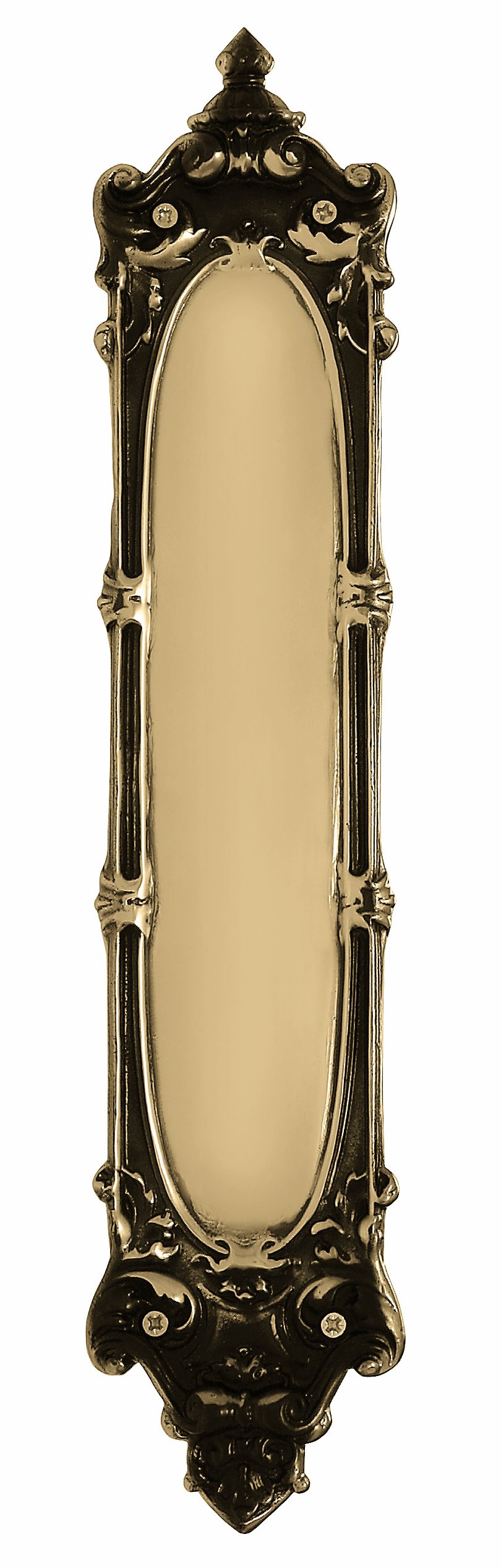 Nostalgic Warehouse Louis Push Plate, Antique Brass, 702249