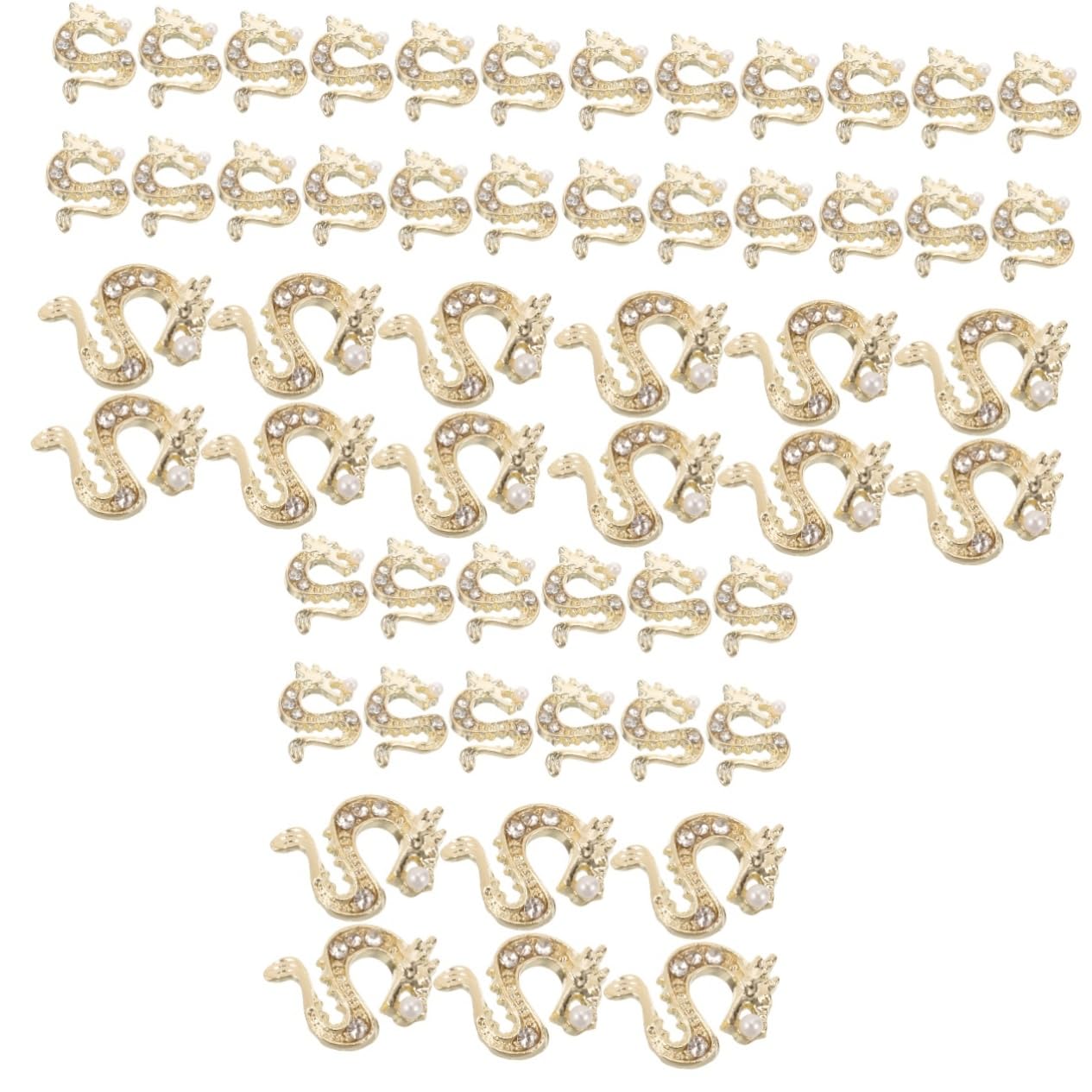 SHERCHPRY 3 set Forniture Per Nail Art Decorazioni Per Unghie Gemme Per Decorazione Unghie Gemme Per Manicure Forniture Per Manicure Decorazioni Per Manicure Ornamenti Per 50 pezzi*3