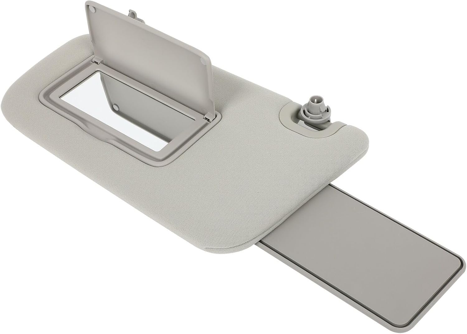 SCITOO Grey Left Driver Side Sun Visor Compatible for Nissan Sentra 2013-2019, Car Sun Visor Without Sunroofwithout Lights Replacement 268-11645L