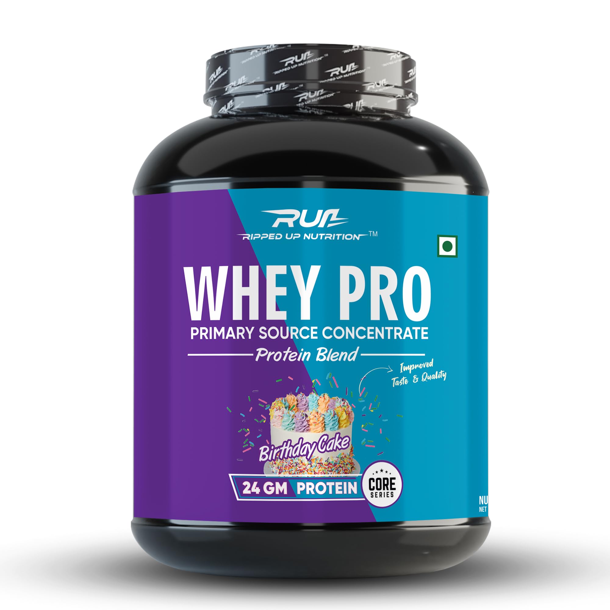Ripped Up Nutrition- Whey Pro (TRUSTIFIED) - 24GM Protein - 0GM Sugar- Low Carbs Supplements Powder, Digestive Enzimes (1.8kg (4LBS), Birthday Cake) (B0BXXGZS3K) Amazon Price History, Amazon Price Tracker