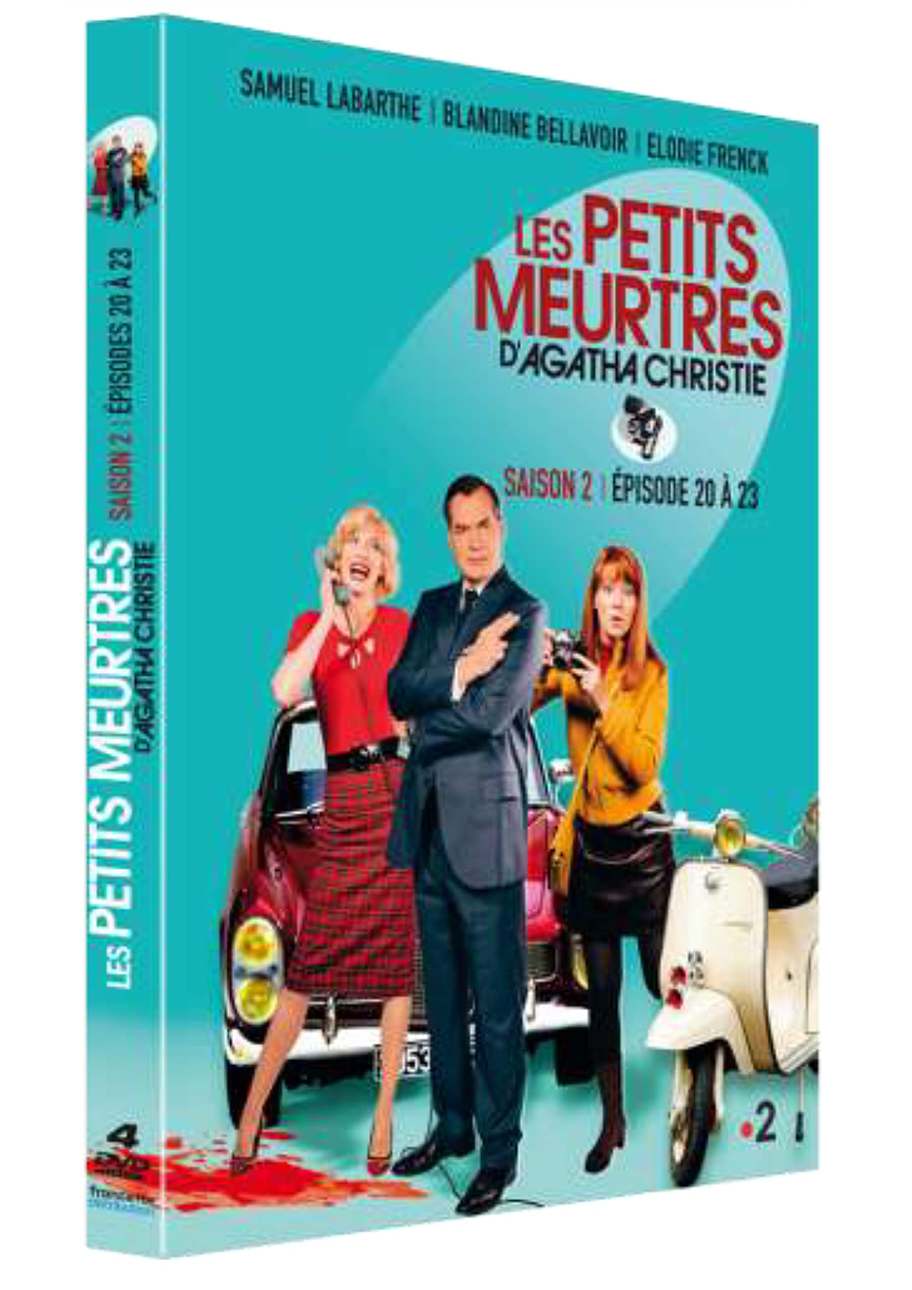 LES PETITS MEURTRES D'AGATHA CHRISTIE Saison 2 - Episodes : 20 - 21 - 22 - 23 [DVD]