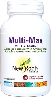 New Roots Herbal - Multi-Max - 120 Capsules - Immune Support Supplement - Mens Vitamins Multivitamin - Woman Vitamins Multivitamin - 21 Essential Vitamins & Minerals with Multi Antioxidants Supplement