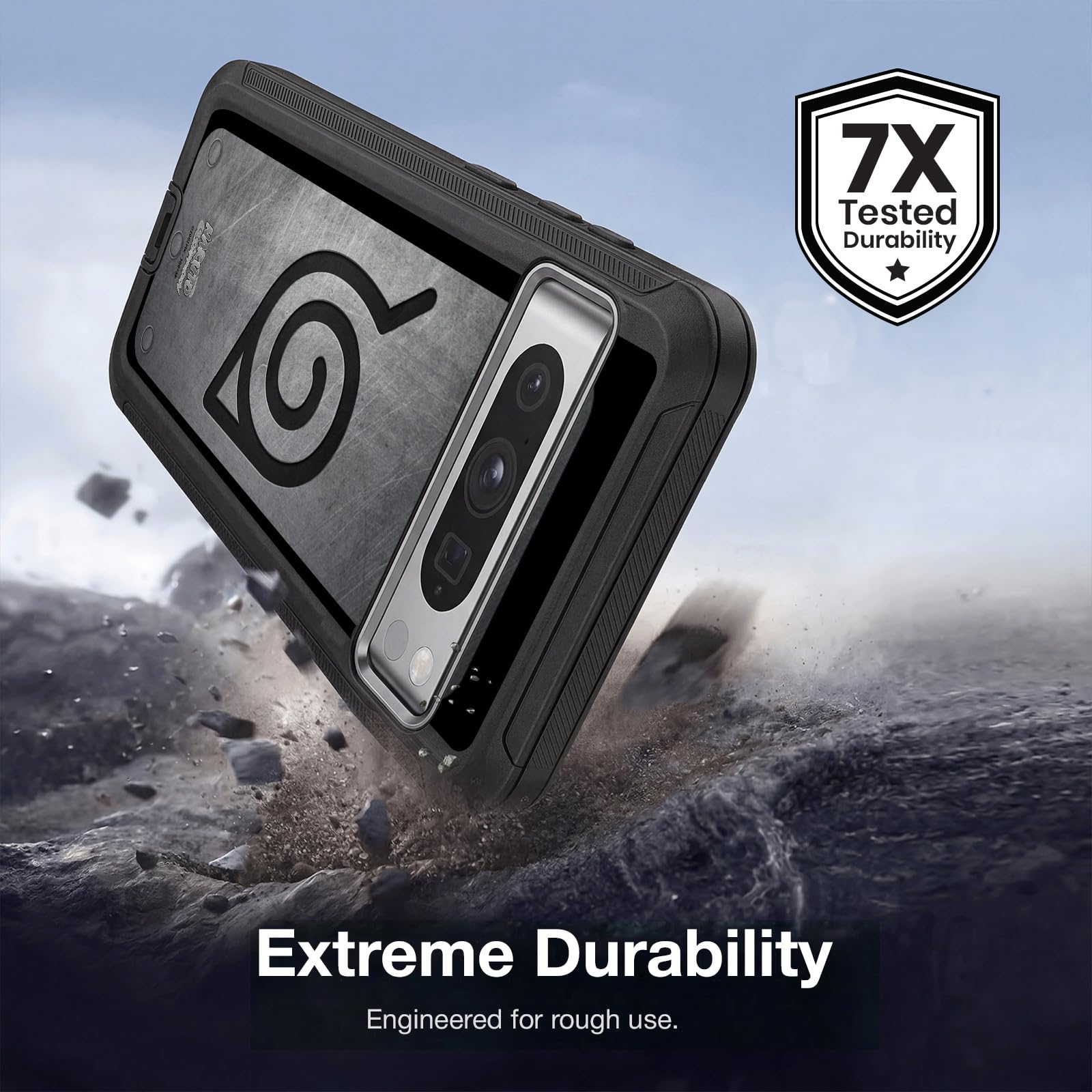 Head Case Designs sous Licence Officielle Naruto Shippuden Bandeau d'Konoha Iconique Étui Antichoc Ultra-Blindé Compatible avec Google Pixel 8 Pro