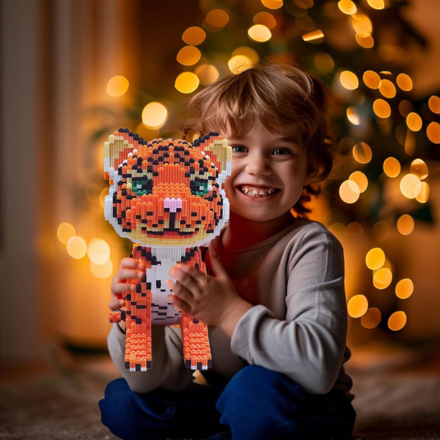 Creator Tiger Building Set, Tiger Micro Building Blocks for Boys Age 8-12,Cat Mini Blocks Sets for Kids,Boys & Girls 8 Plus Years Old（6488 Pieces）