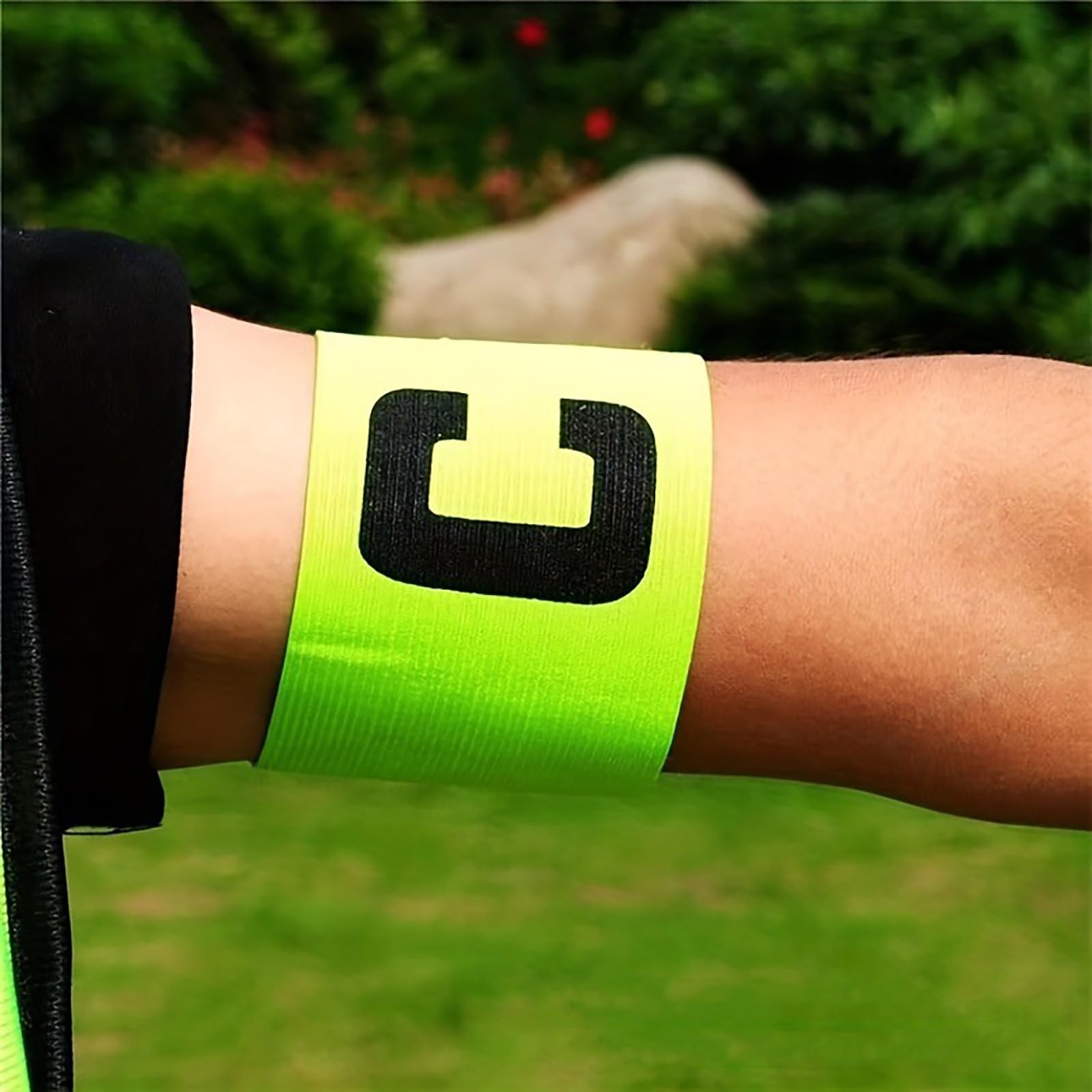 Brazalete Capitán Fútbol Elástico Ajustable Multicolor para Adultos Junior