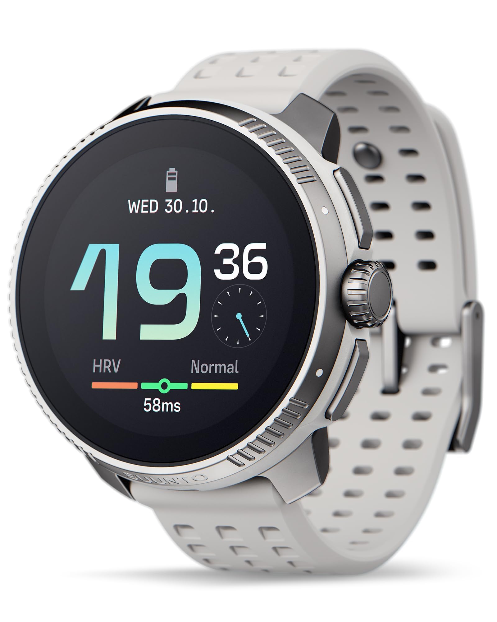 Race GPS Sports Watch, 26-Day Battery Life, 95+ Multisport Training Watch, Large AMOLED Touch screen & Crown, Dual-GNSS, Global Offline Map, For Training and Racing