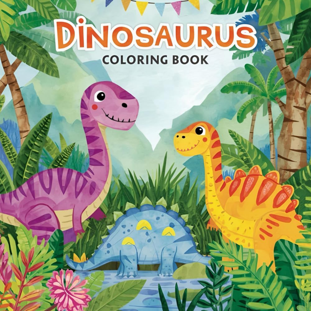 Dinosaurus coloring book
