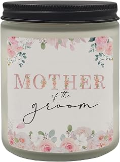 Mother of The Groom Lavender Scented Jar Candles - Wedding Gifts
