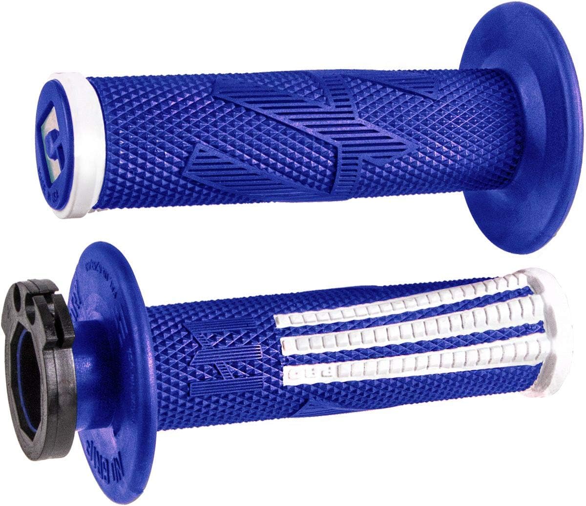 Odi Emig Pro Lock-On Grips (BLUE/WHITE)
