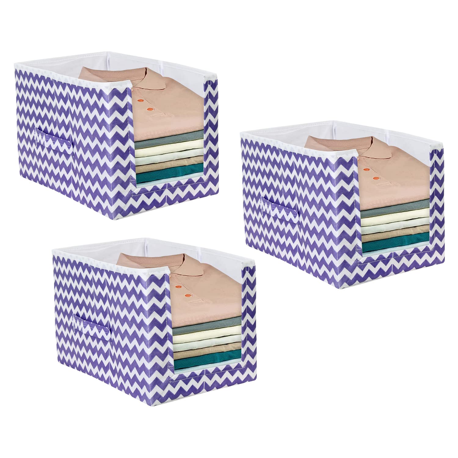See full amazon price history chart for PrettyKrafts 3 Pcs Non Woven Large Capacity Shirt Stacker/Foldable & Stackable Closet Wardrobe Cupboard Organizer/Multipurpose Clothes Shelf Storage Box Organizer (Purple, 26x40x26 cm) PrettyKrafts 3 Pcs Non Woven Large Capacity Shirt Stacker/Foldable & Stackable Closet Wardrobe Cupboard Organizer/Multipurpose Clothes Shelf Storage Box Organizer (Purple, 26x40x26 cm) (B09SWR618R) Amazon Price History, Amazon Price Tracker