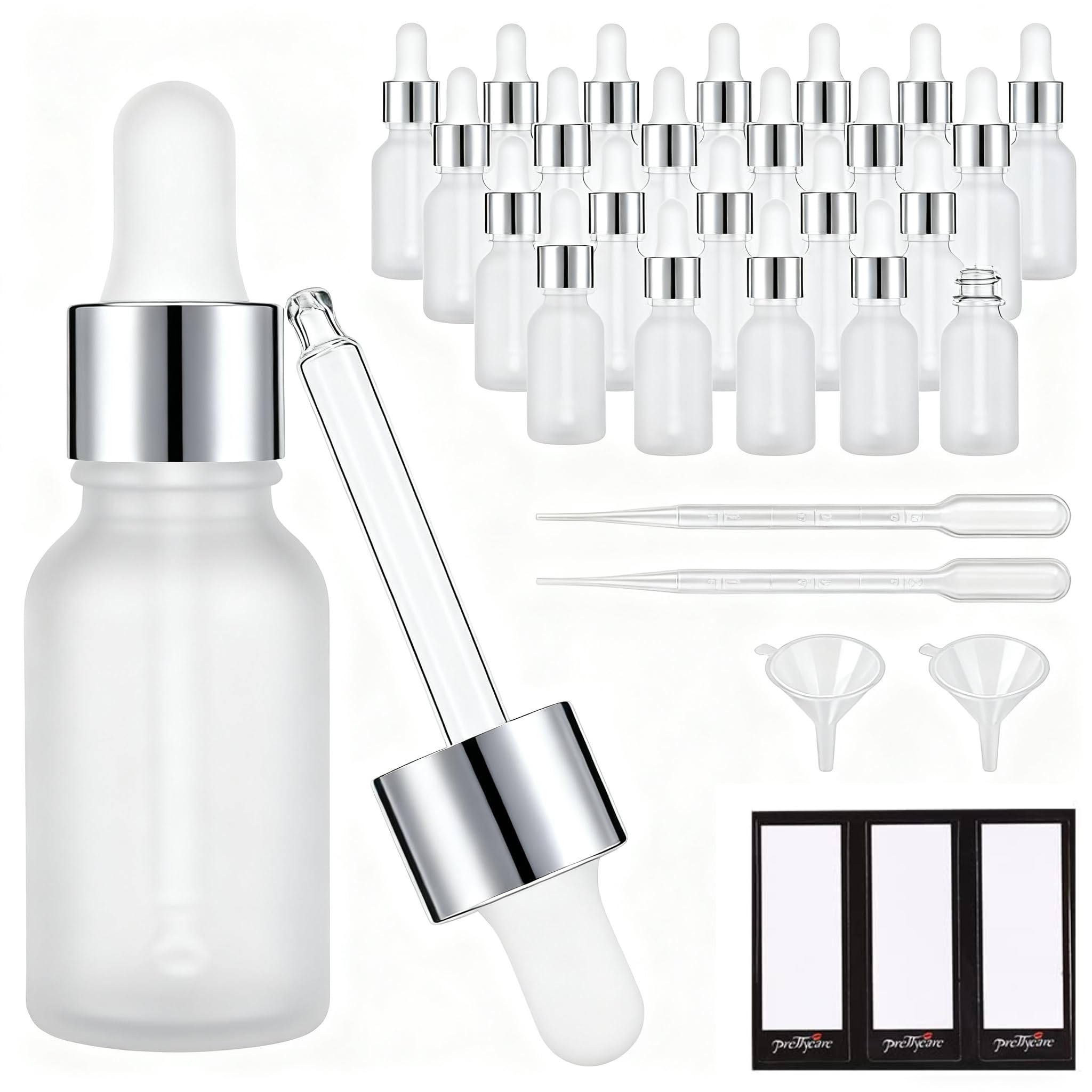 Flacons compte-gouttes pour éviter le gaspillage de vos huiles essentielles 15ml