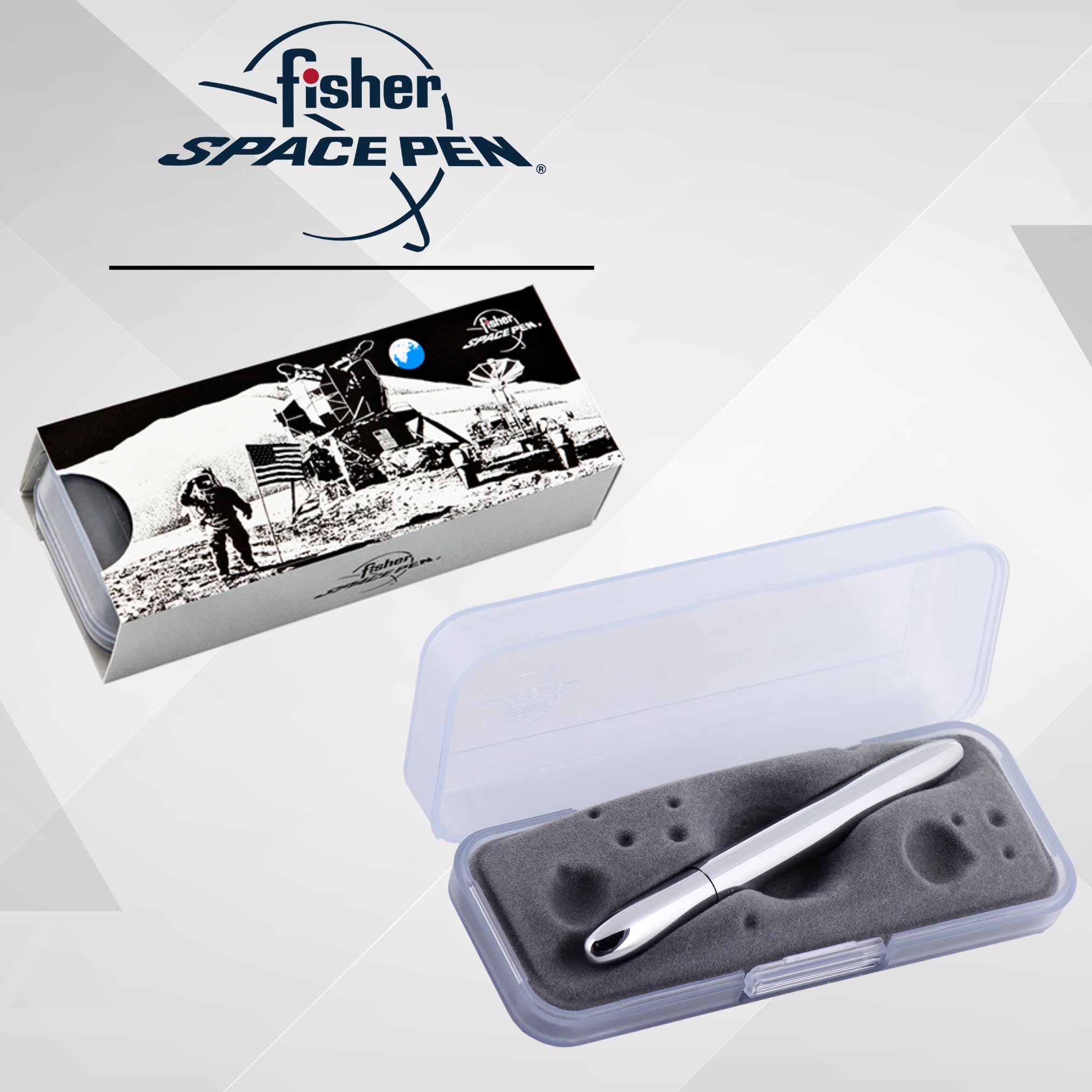 Fisher Space Pen Bullet 400 Kugelschreiber (Schreibt im Weltall, unter Wasser und bei extremen Temperaturen) Chrom