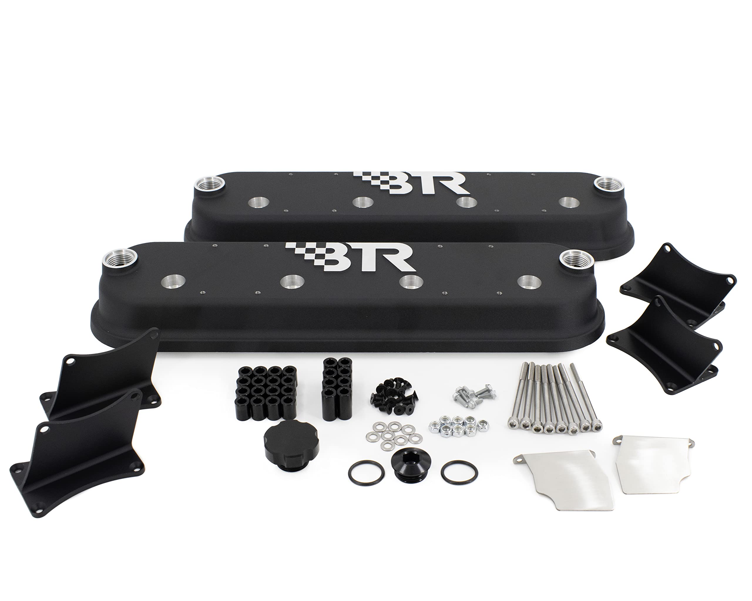Photo 1 of BTR LS Black Valve Cover Set With Coil Mounts