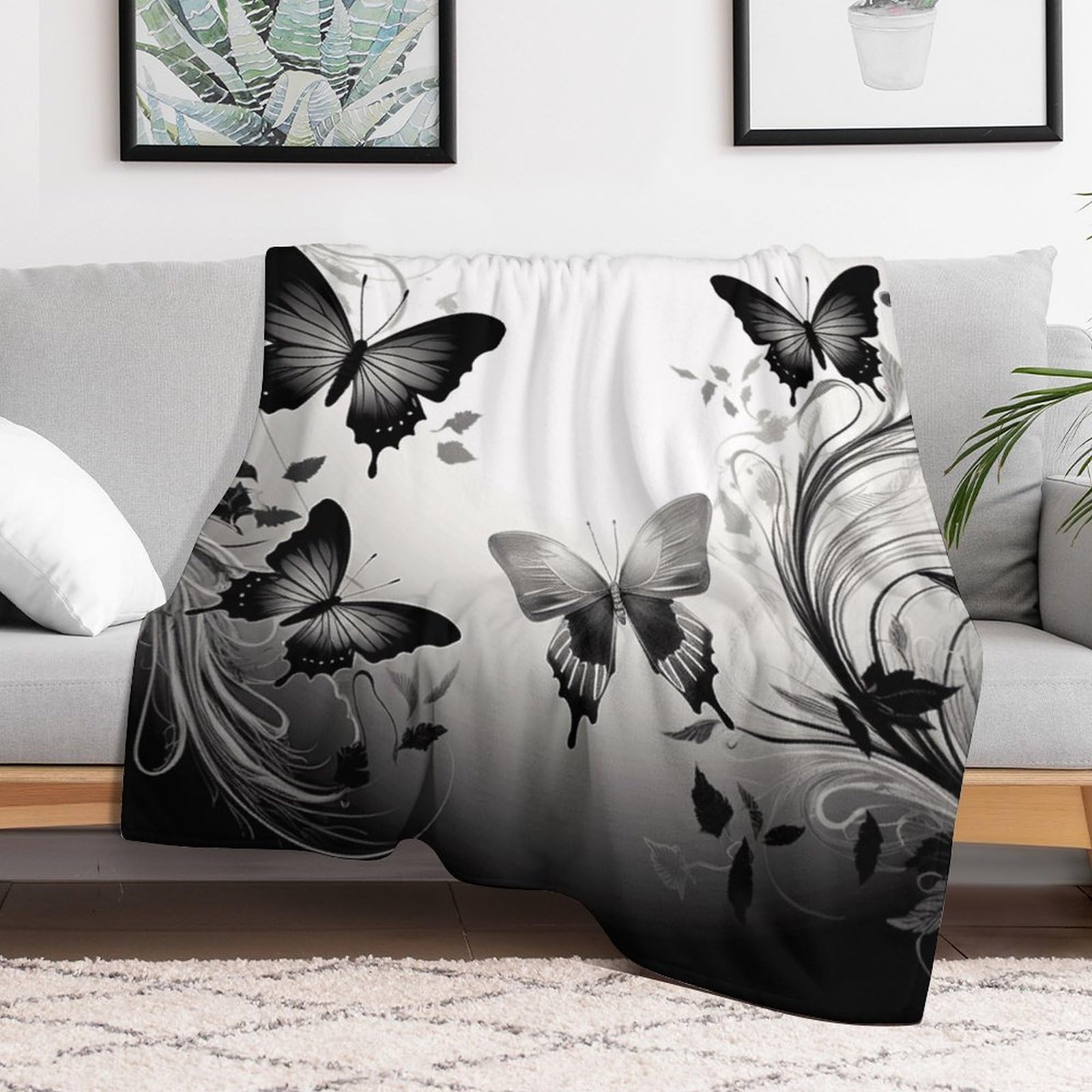 Couverture polaire flanelle 127x152 cm pour lit et canapé
