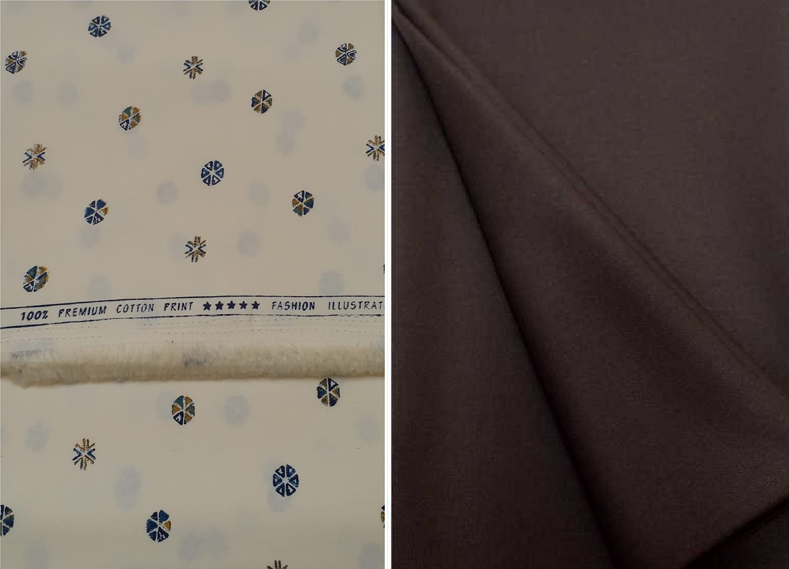 pri & su cottlinns Pri & Su CottLinn Combo fo Giza Cotton Floral Shirt 600027 & Trouser 90025-picture-1