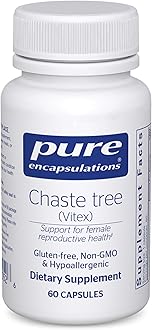 Chaste Tree (Vitex) - Supports Menstrual Cycle Regularity - for Breast Comfort* - Women's Supplement - Hormonal Balance Support - Non-GMO & Vegan - 60 Capsules