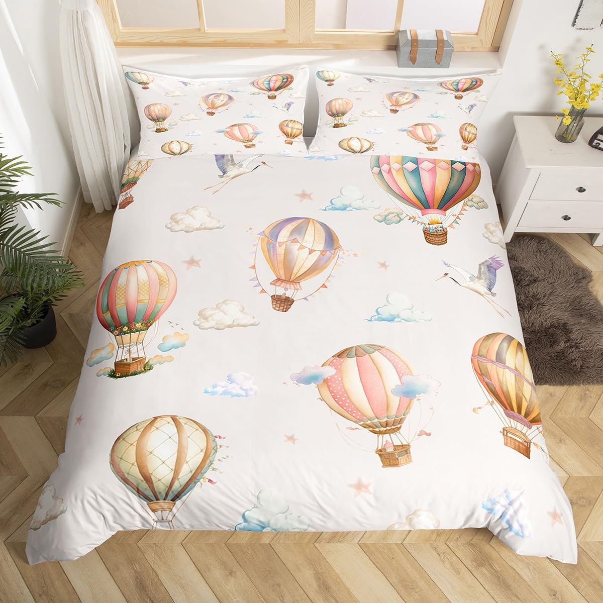 Parure de lit nuage et ciel étoilé pour créer un cocon poétique enfant