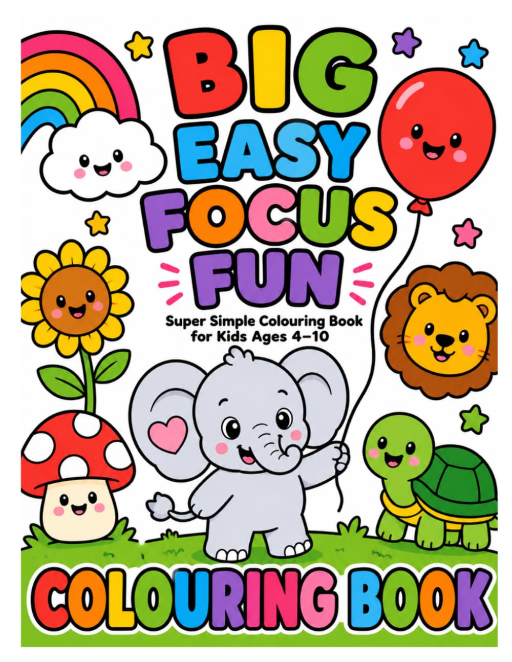 Big Easy Focus Fun: Super Simple Colouring Book