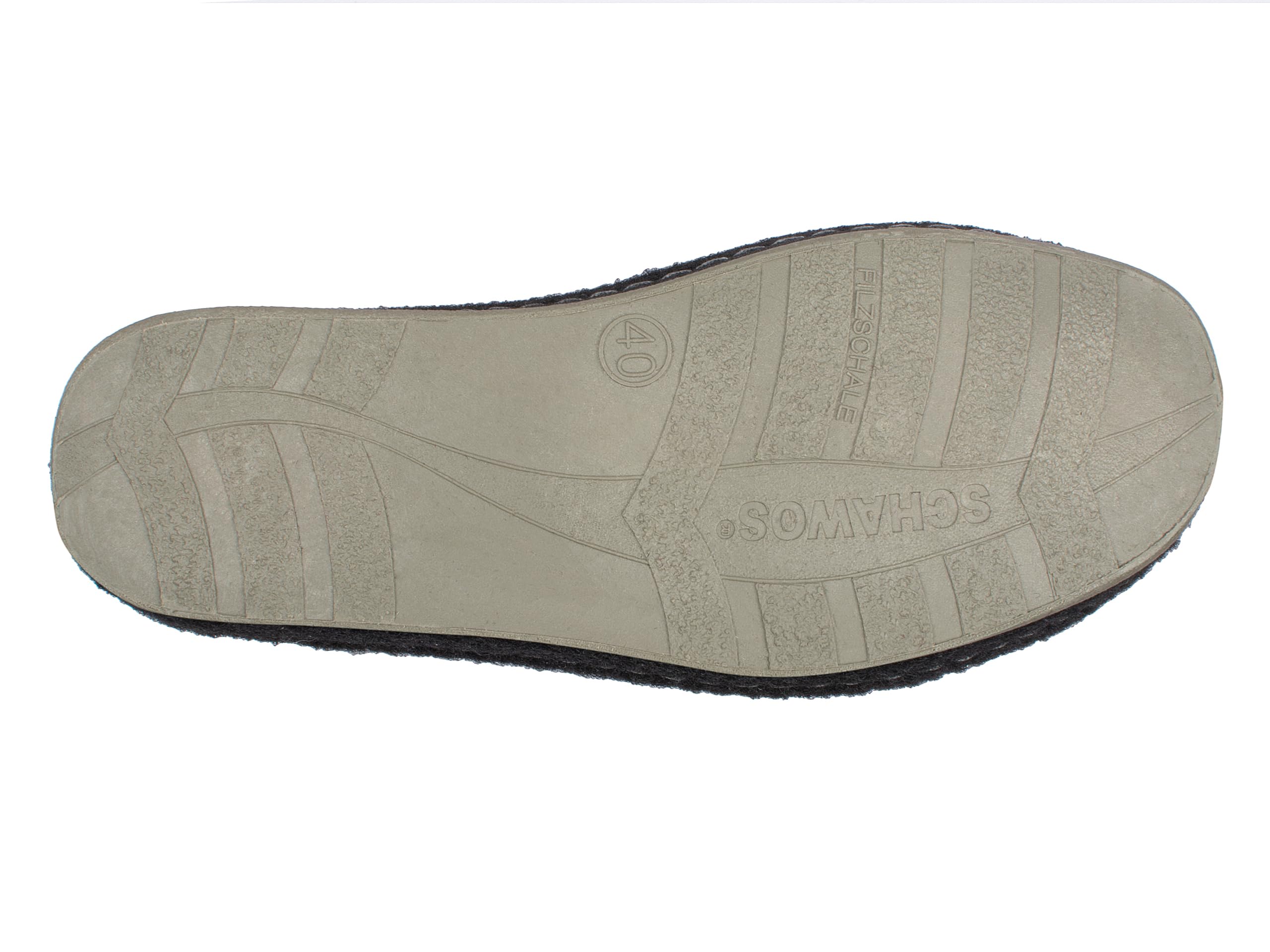 Schawos Zapatillas de estar por casa de fieltro para mujer, de calidad, fabricadas en Alemania, con plantilla anatómica y amortiguación activa del talón