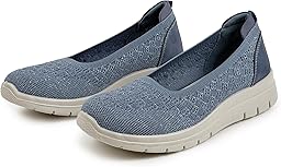 Scarpe Donna Comode Slip On Sneakers Leggere Traspiranti Senza Lacci, Ideali per Camminare e Uso Quotidiano