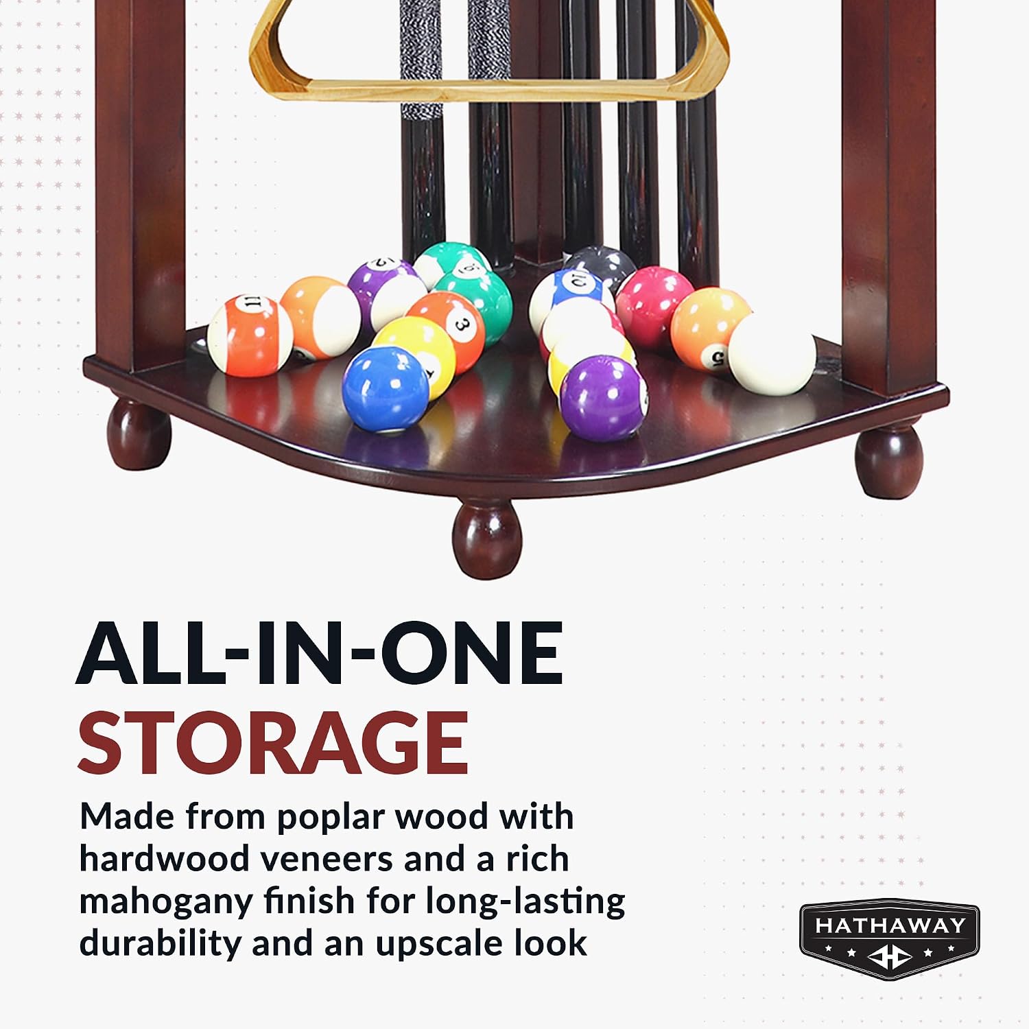 Hathaway Regent Corner Floor Cue Rack
