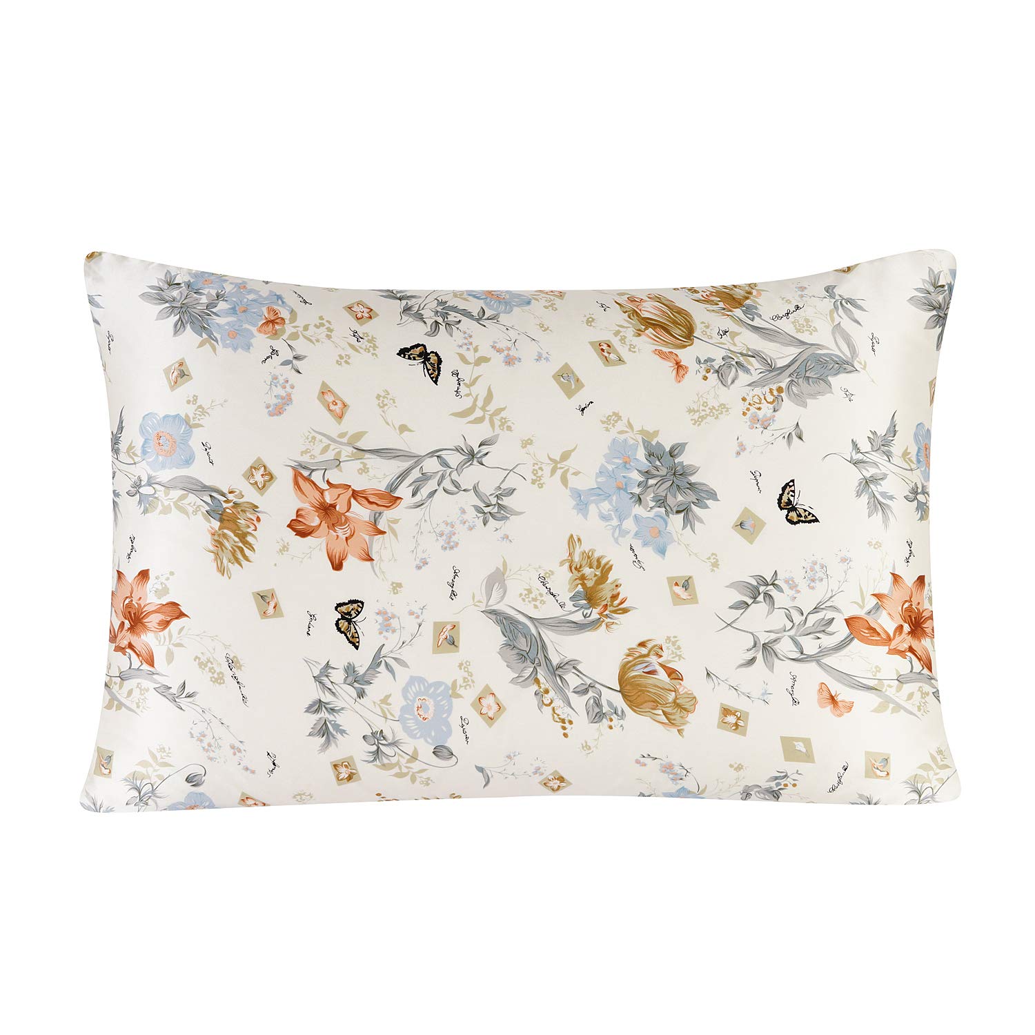 townssilk 100% Silk Pillowcase Queen Size Pillow Case Cover with Hidden Zipper pattern16