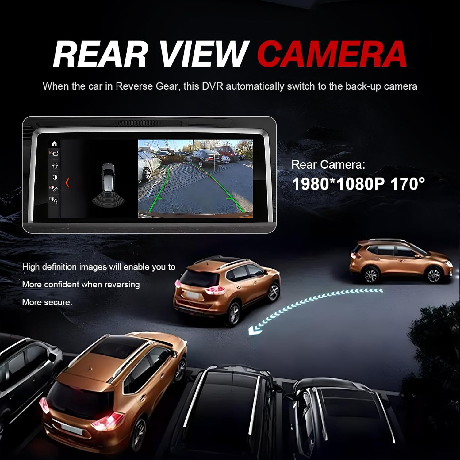 56054158AC Backup Camera Compatible with Journey 2011-2020 Replaces 56054158AB, 56054158AD, 56054158AE, 56054158AF, 56054158AG, 590-143, PAC109